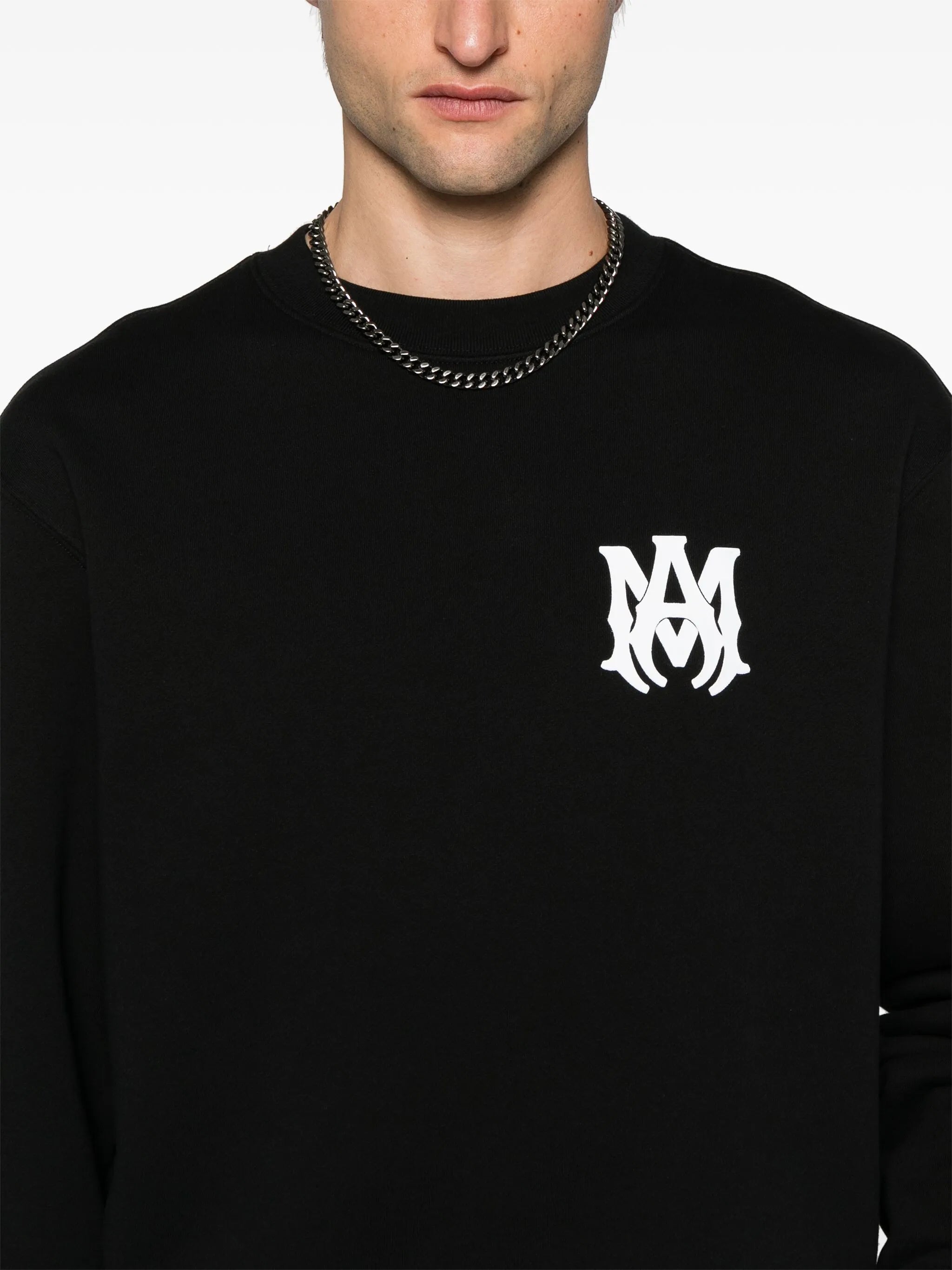 logo-print cotton sweatshirt