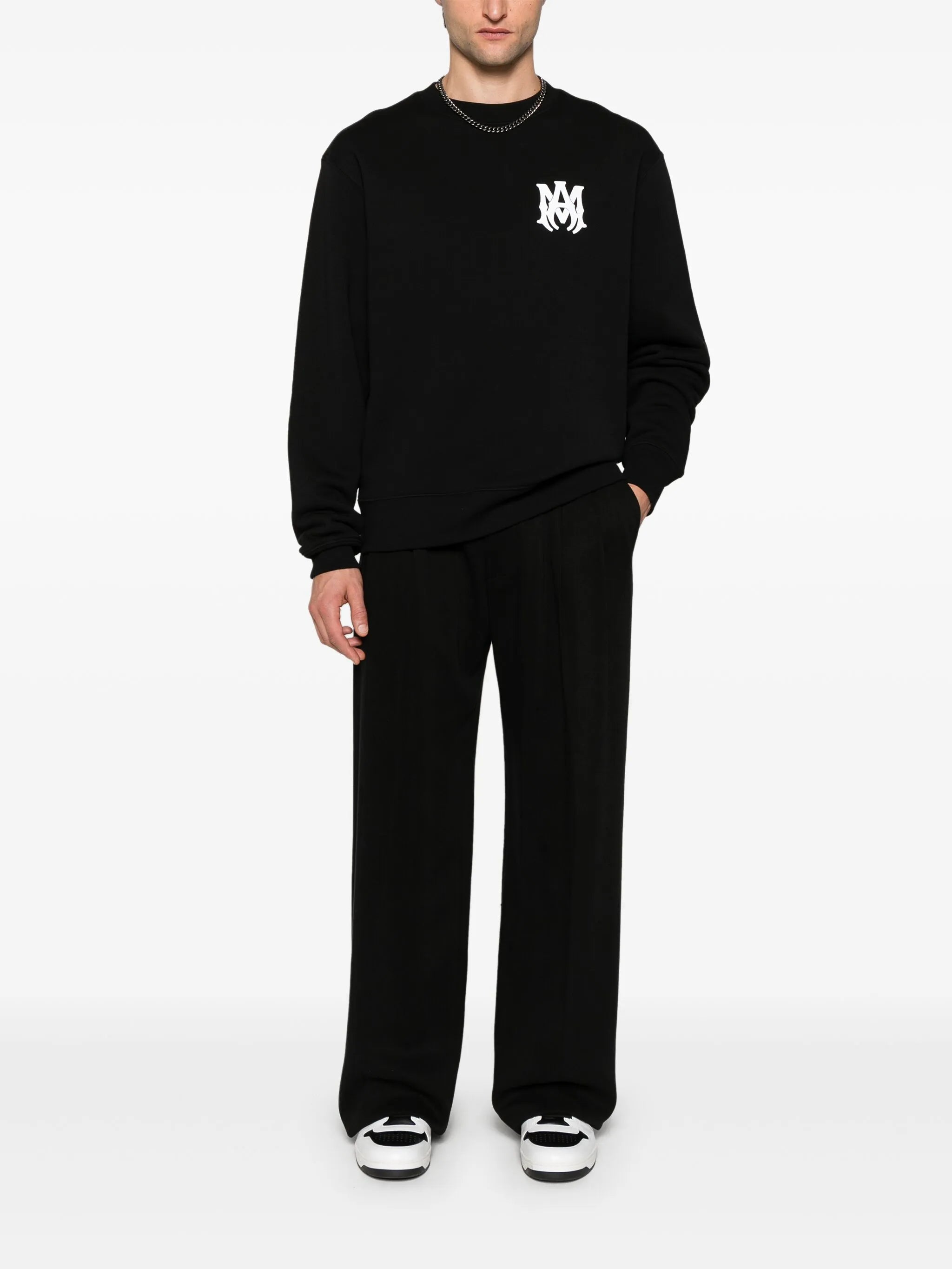 logo-print cotton sweatshirt