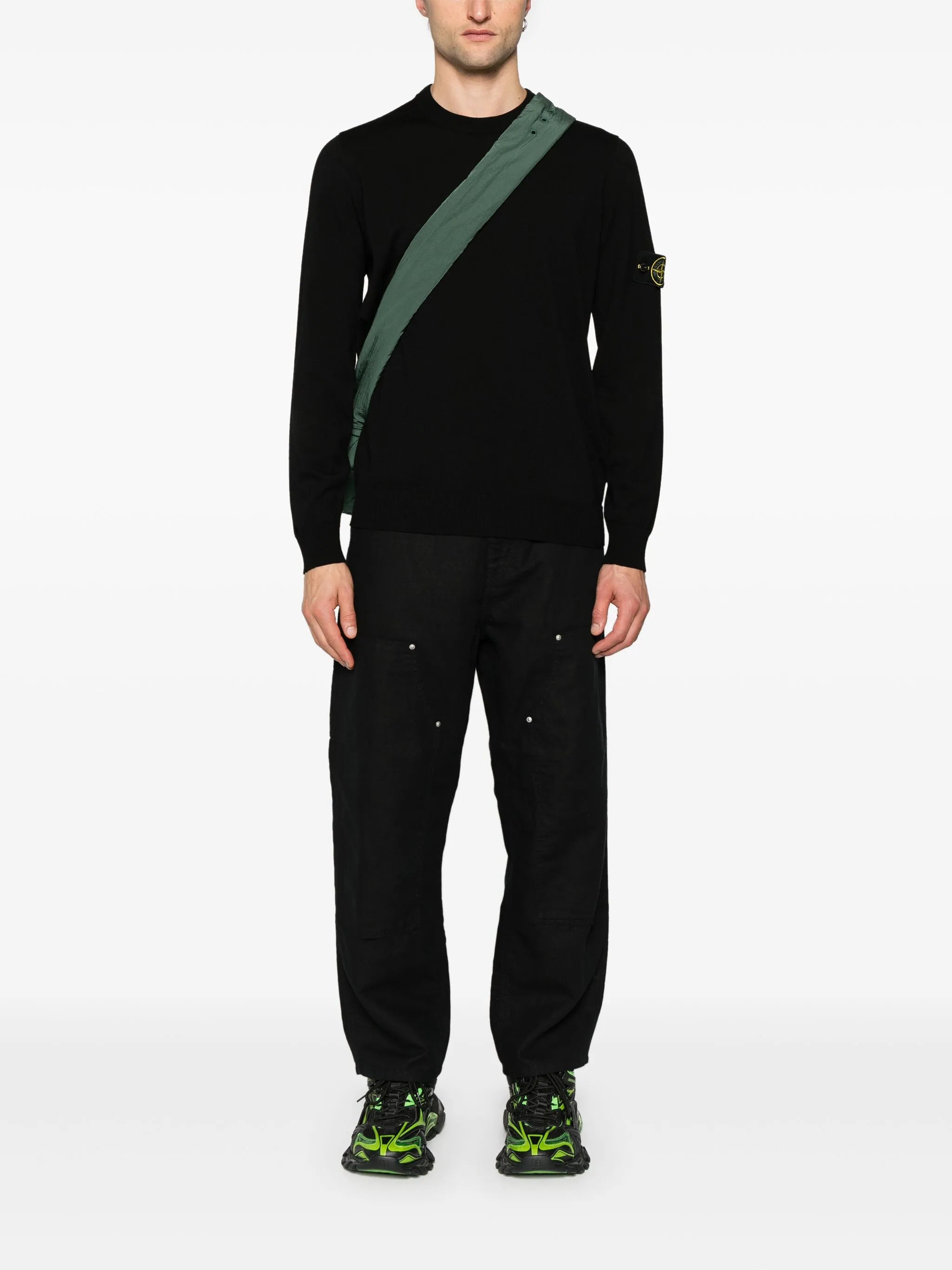 logo-patch sweater