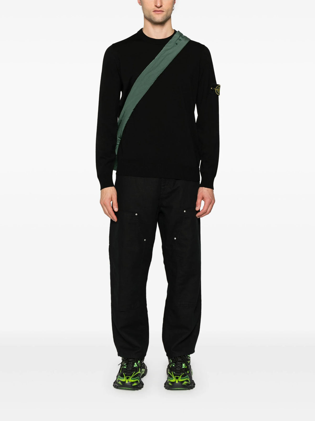 logo-patch sweater