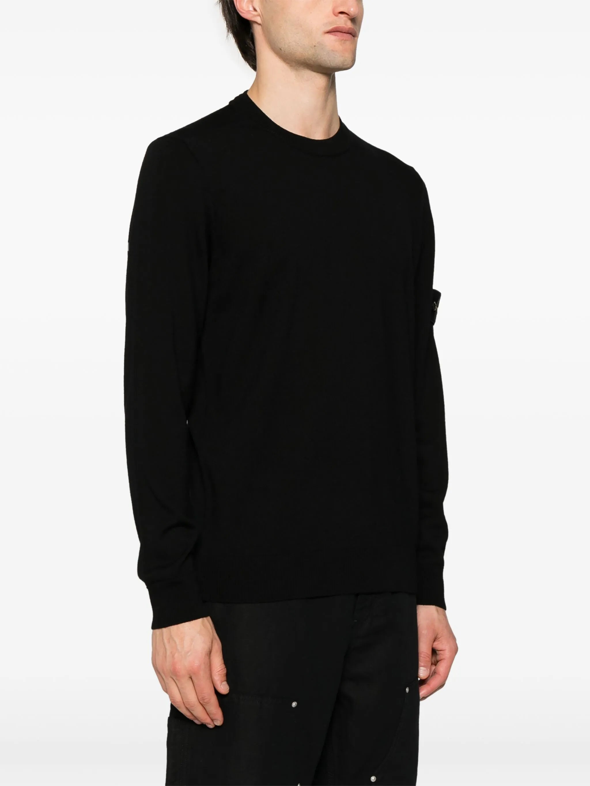 logo-patch sweater