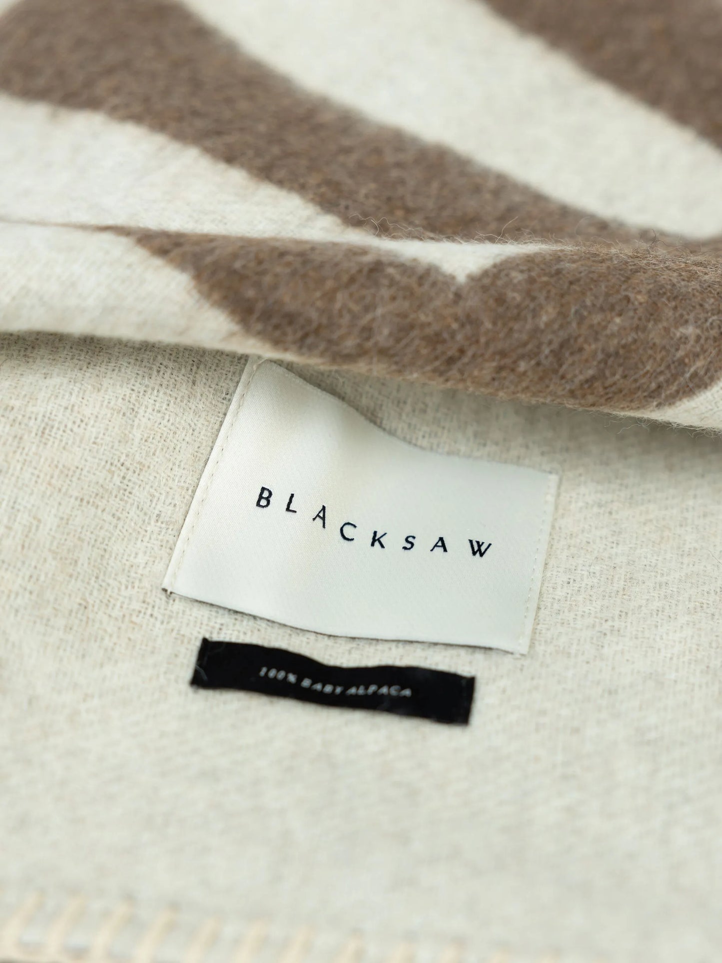 Rosin alpaca-wool blanket (178cm x 135cm)