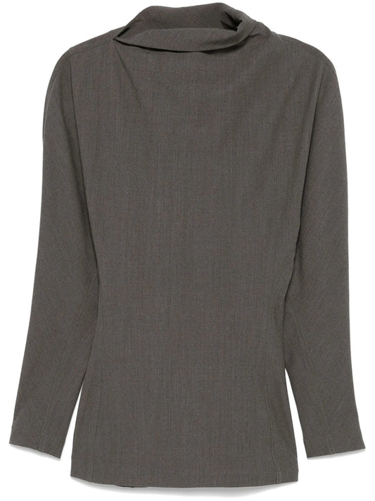 asymmetric-neck top