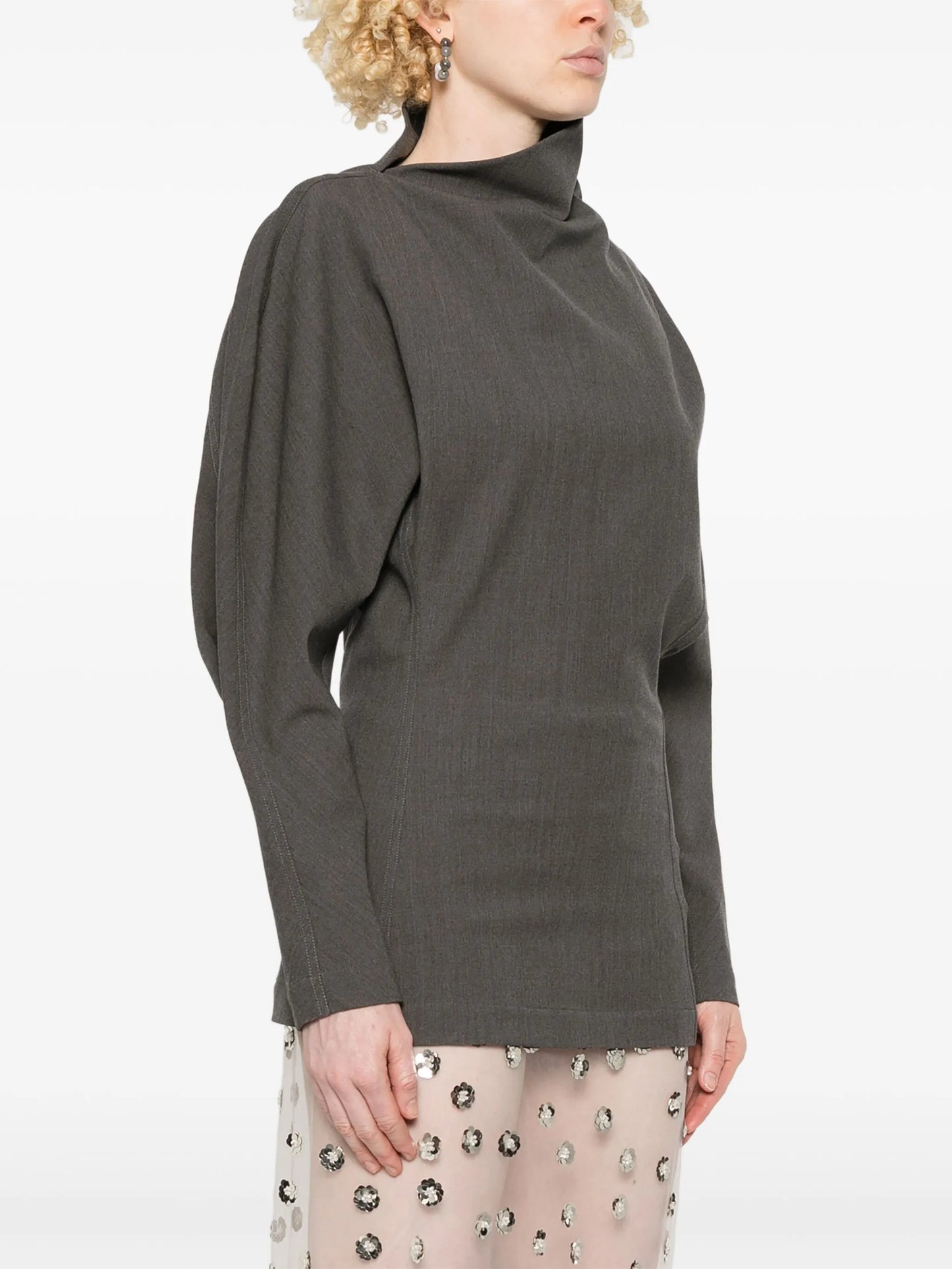 asymmetric-neck top