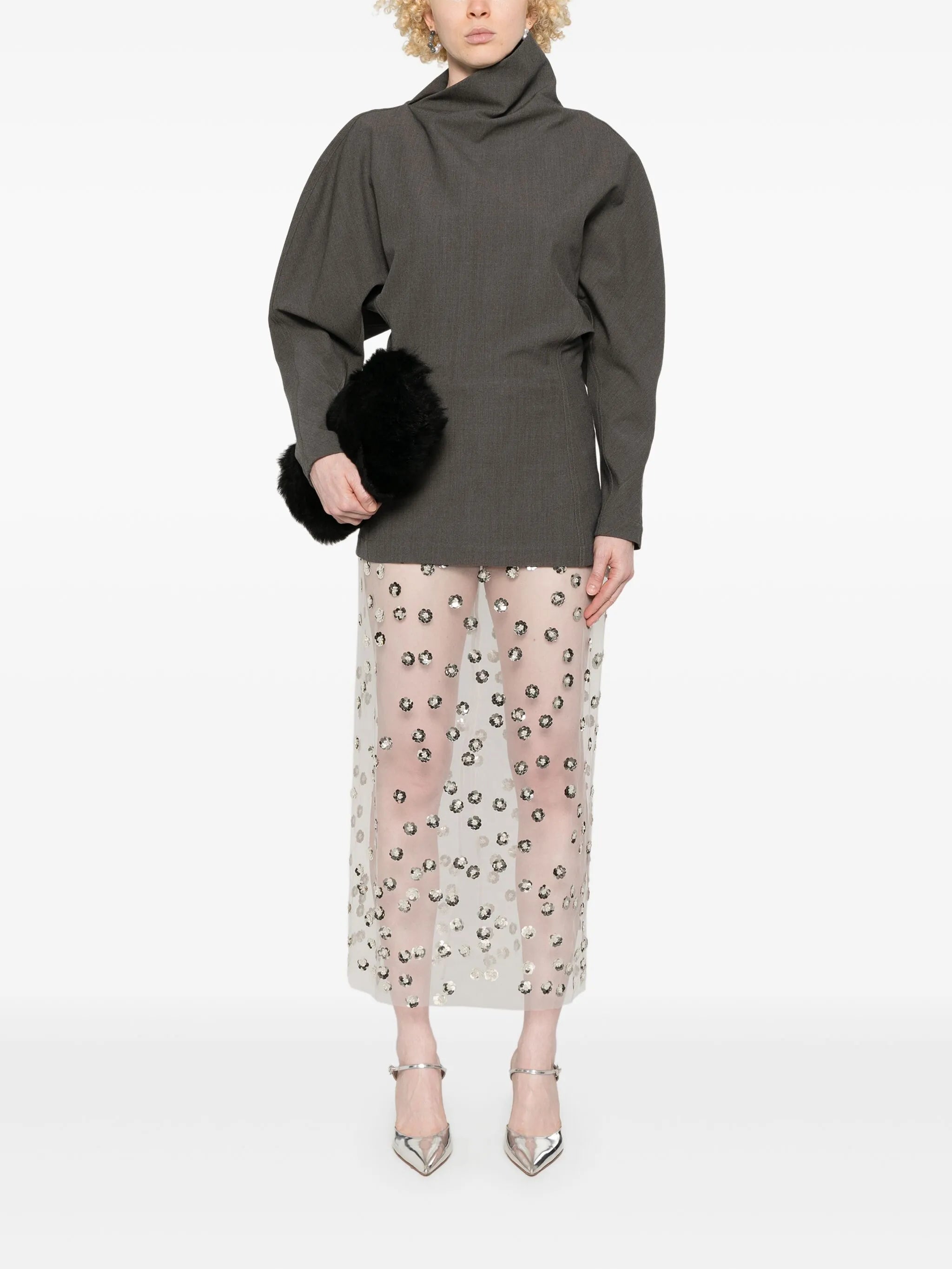 asymmetric-neck top
