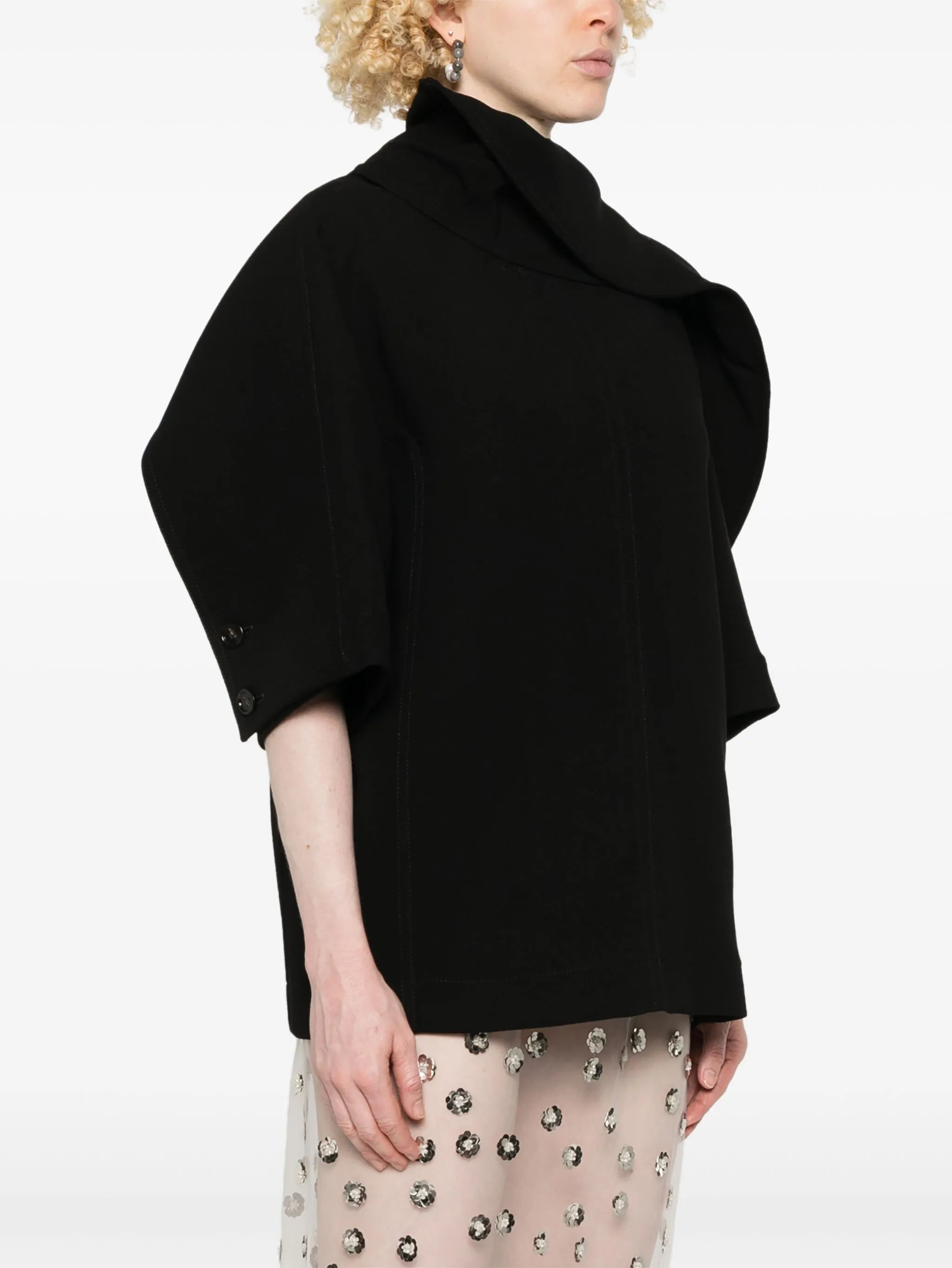 wool crepe Top