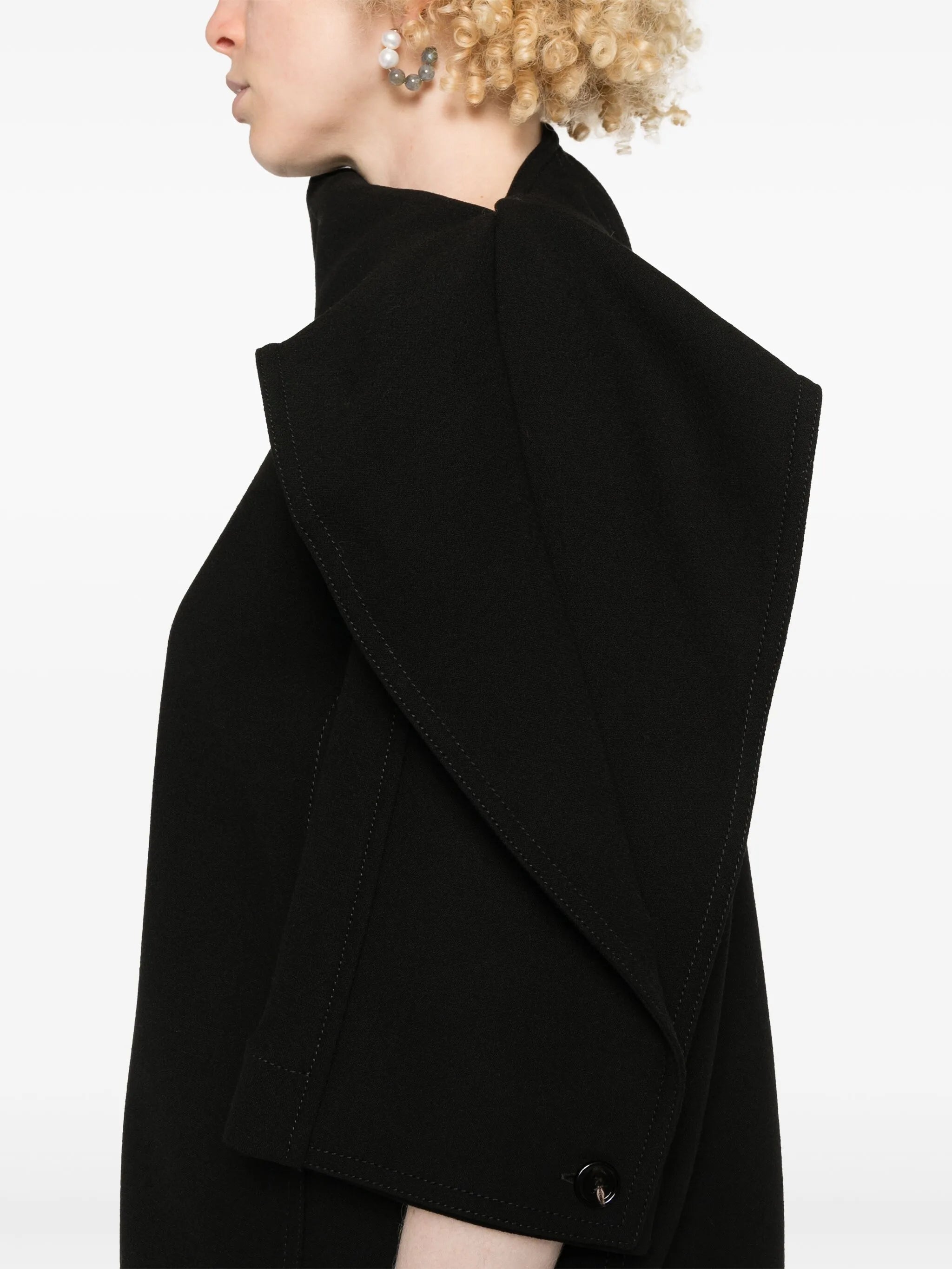 wool crepe Top