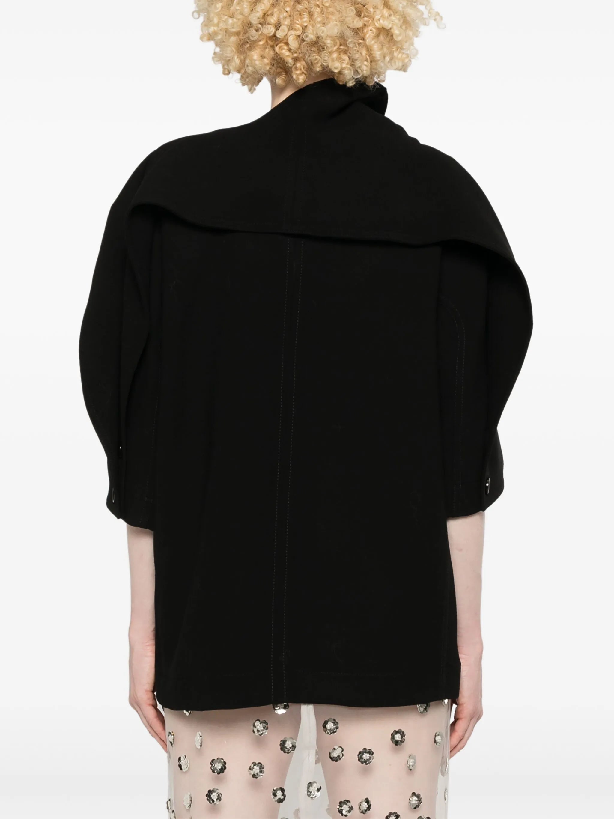 wool crepe Top