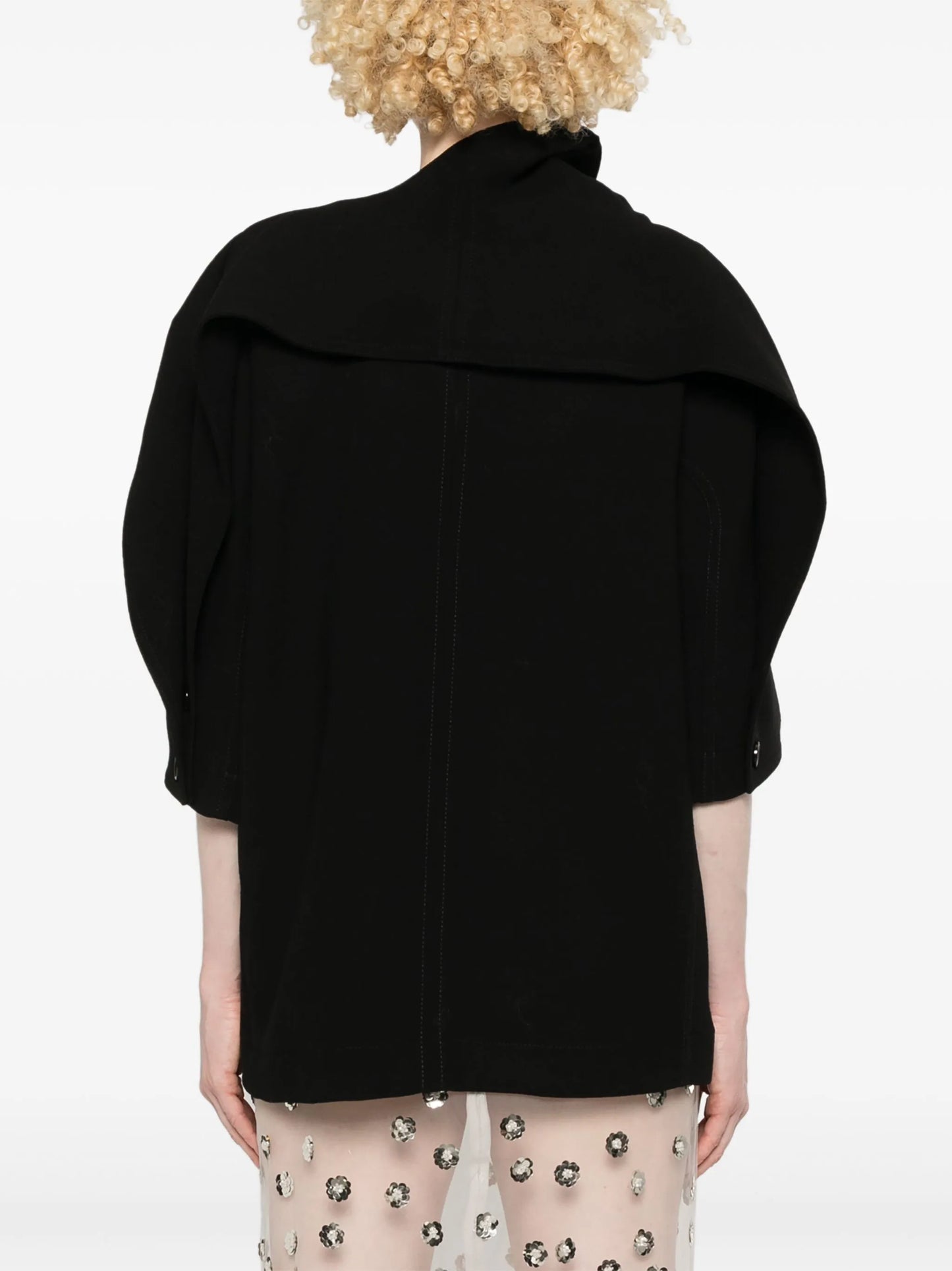 wool crepe Top