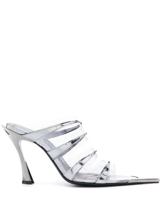 120mm transparent-straps sandals
