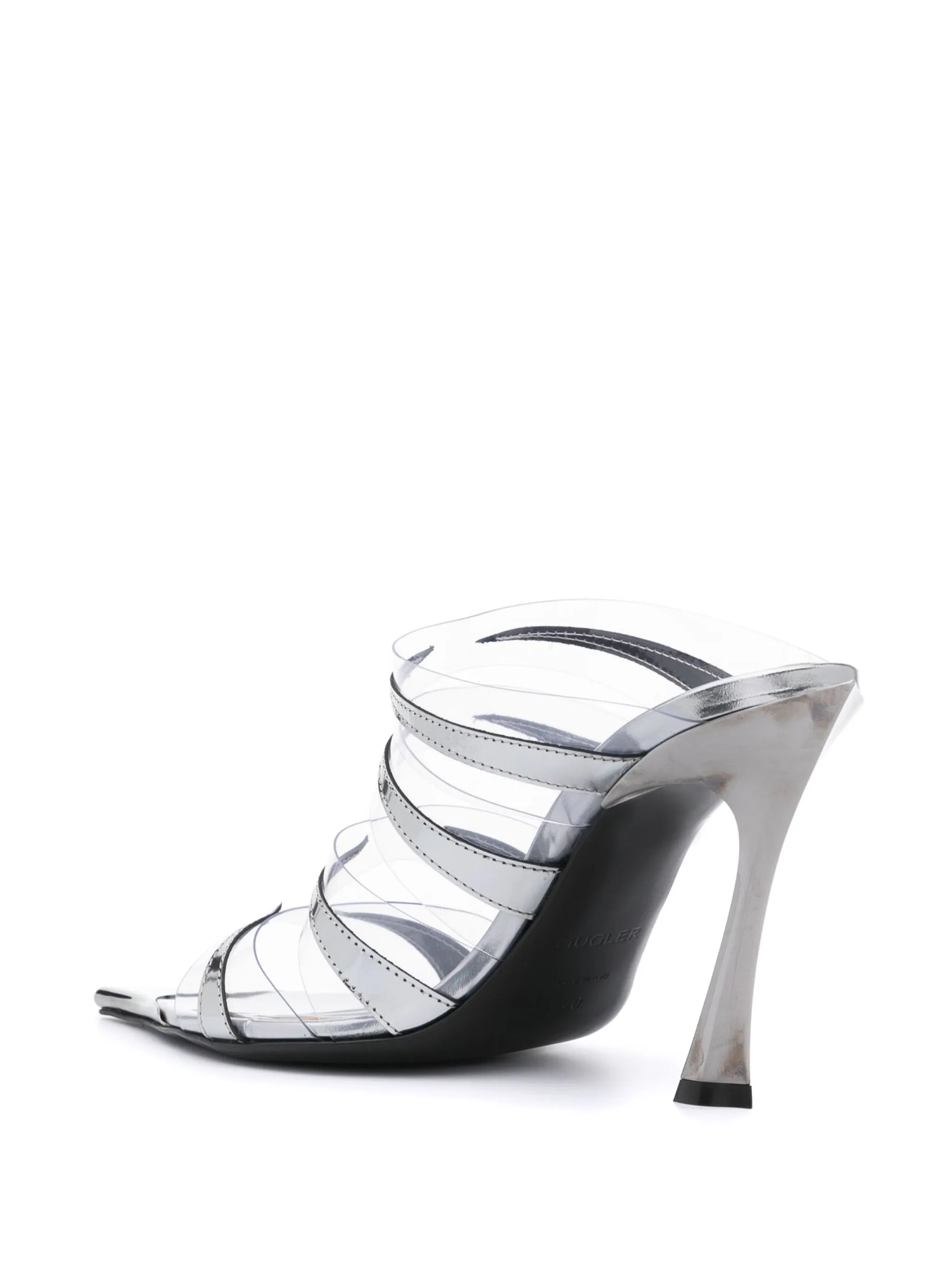120mm transparent-straps sandals