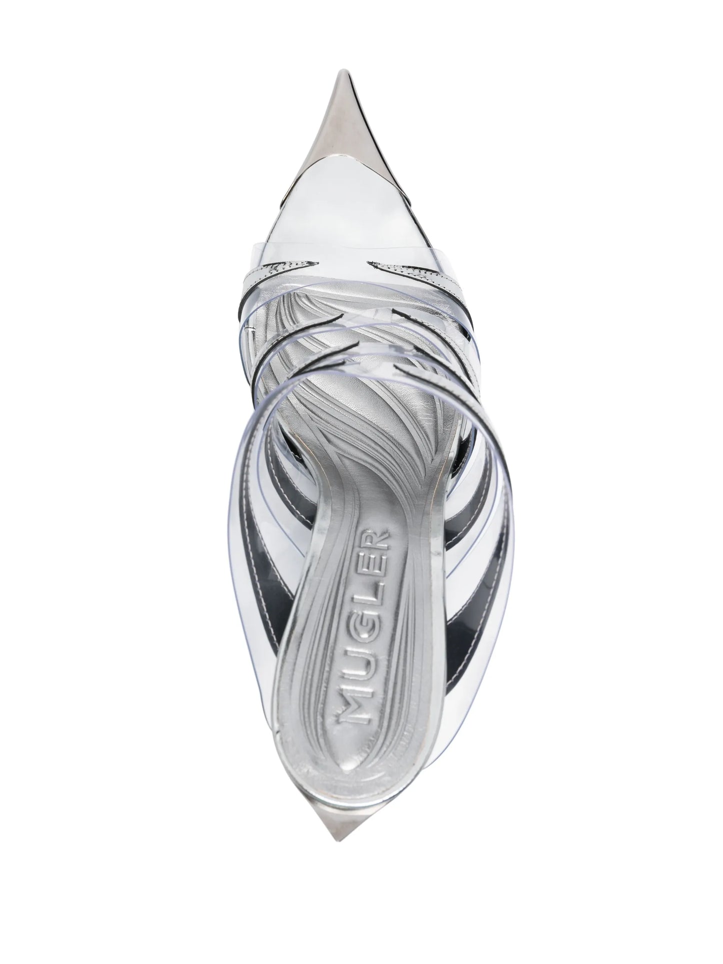 120mm transparent-straps sandals