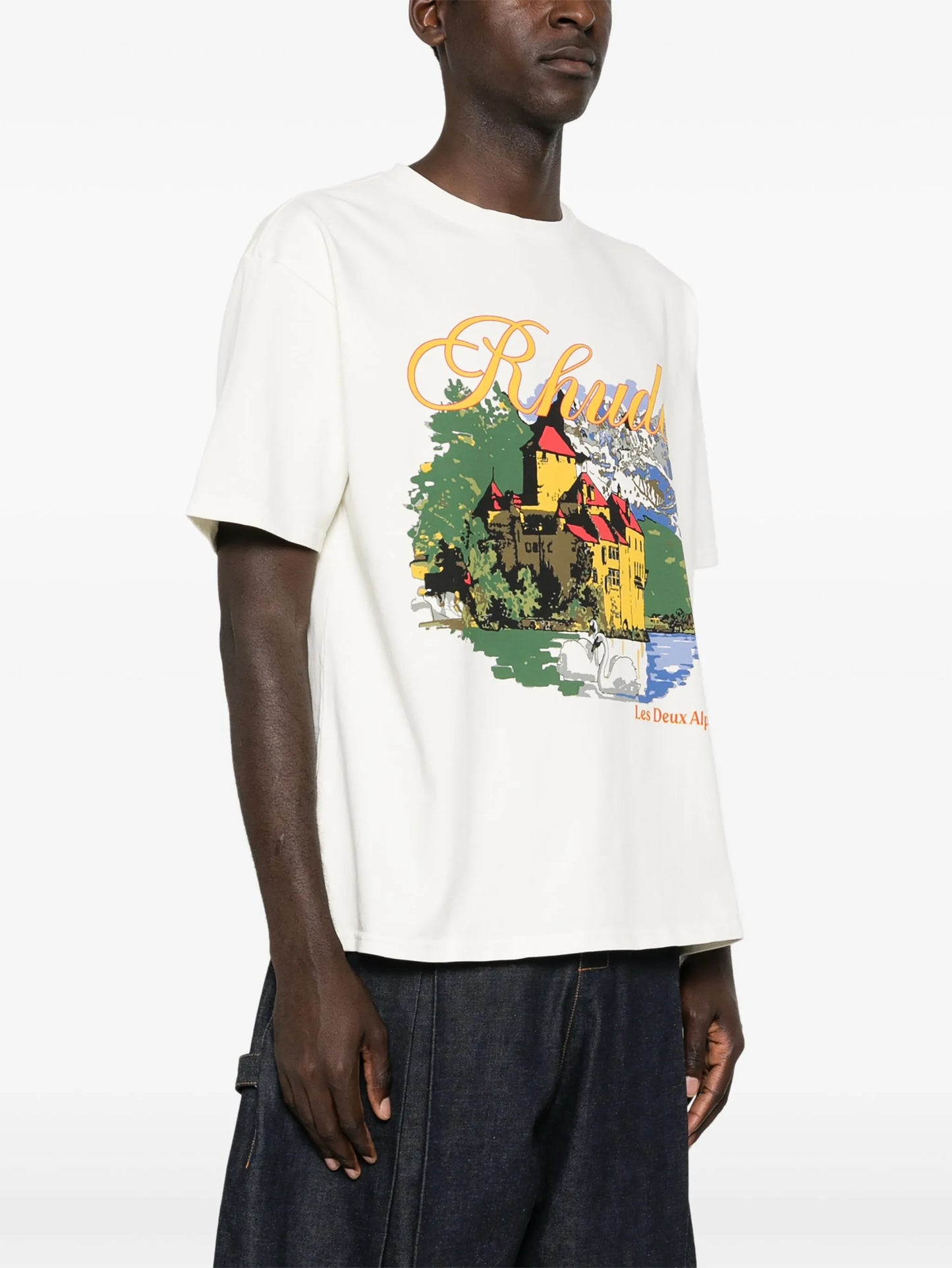 logo-print cotton T-shirt