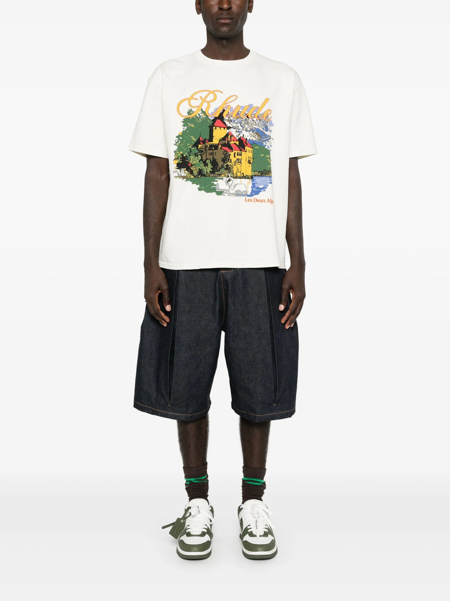 logo-print cotton T-shirt