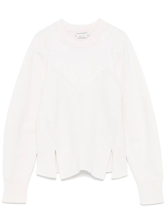 geometric-pattern sweater