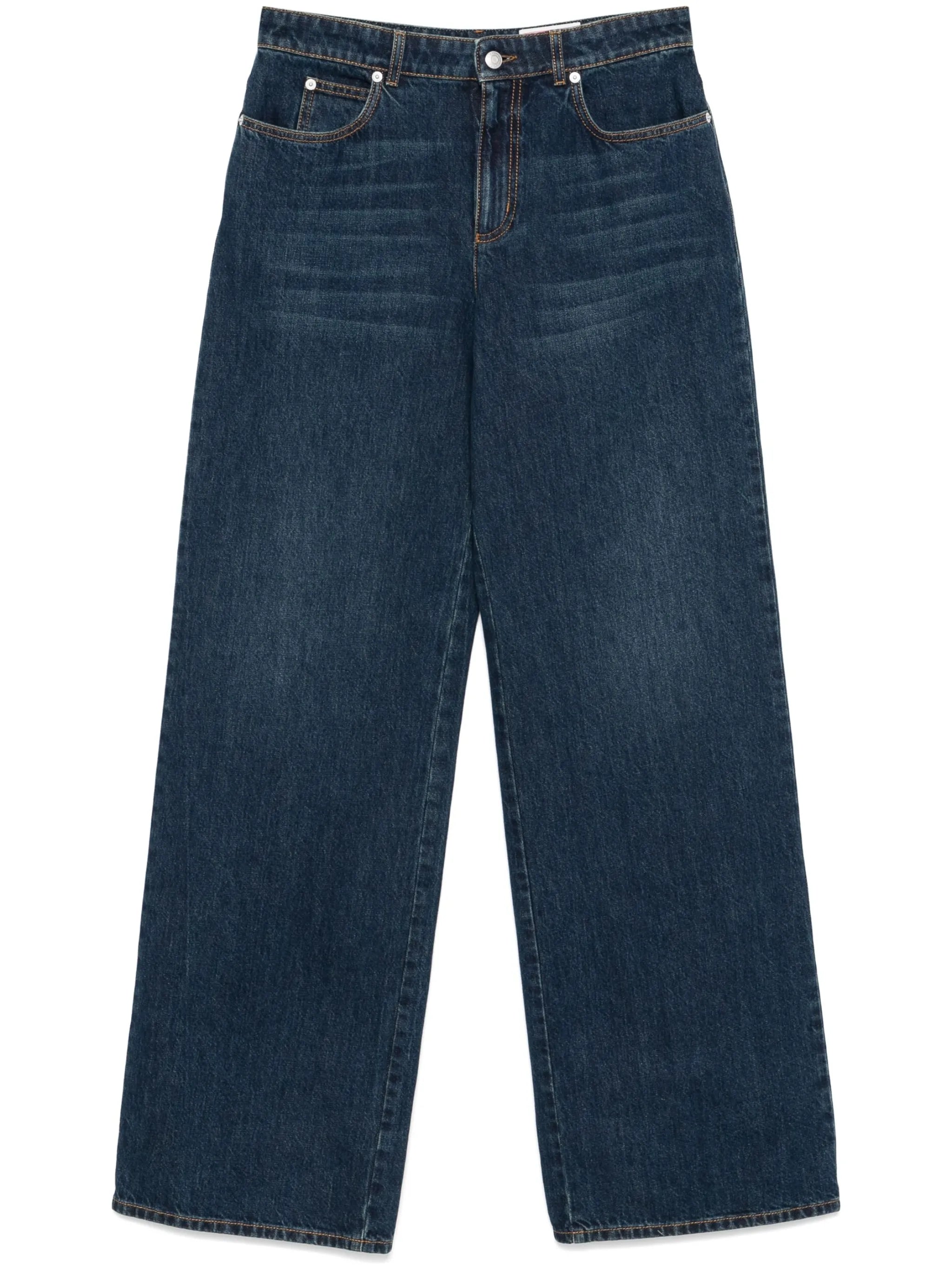 wide-leg jeans