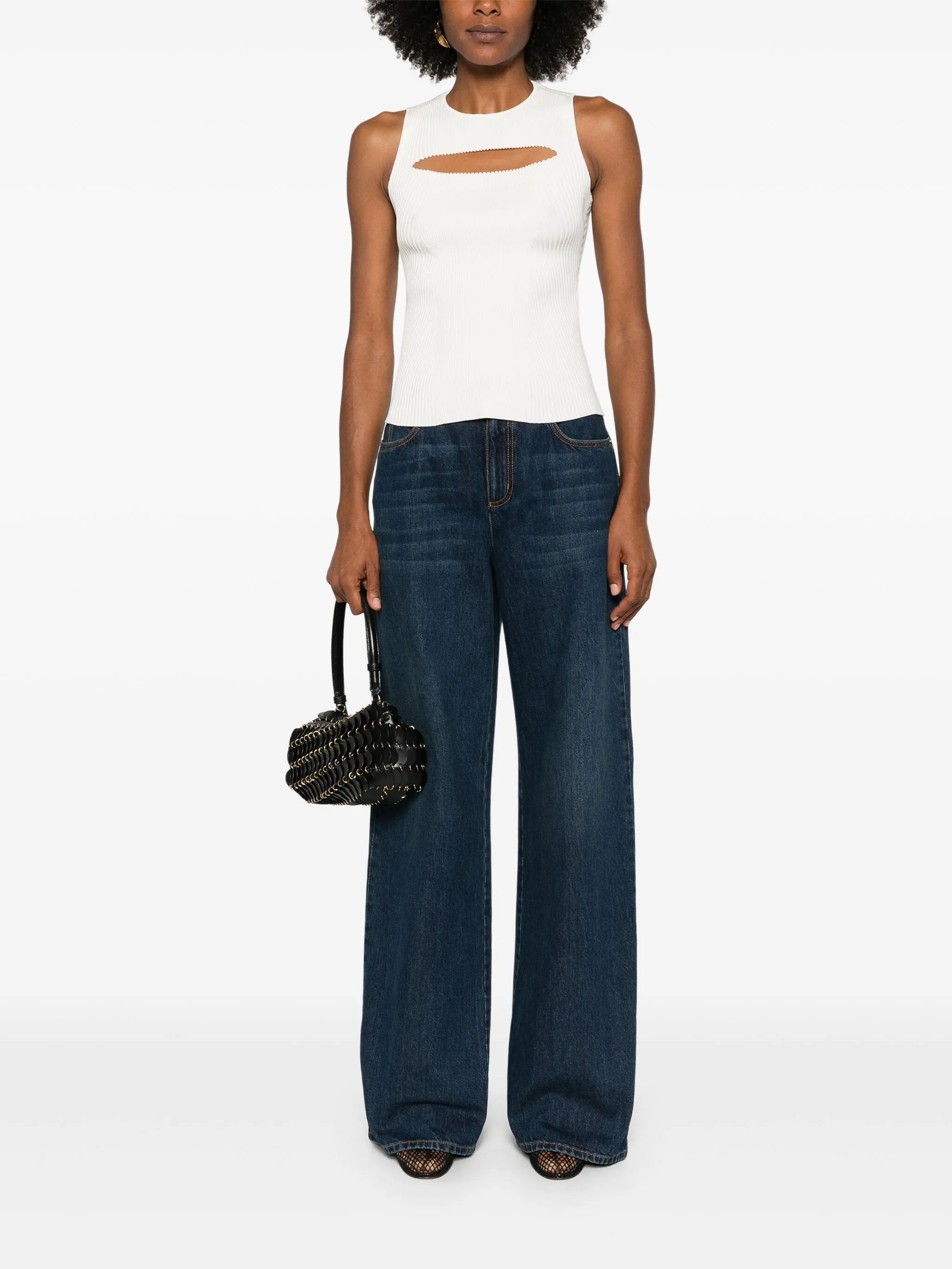wide-leg jeans