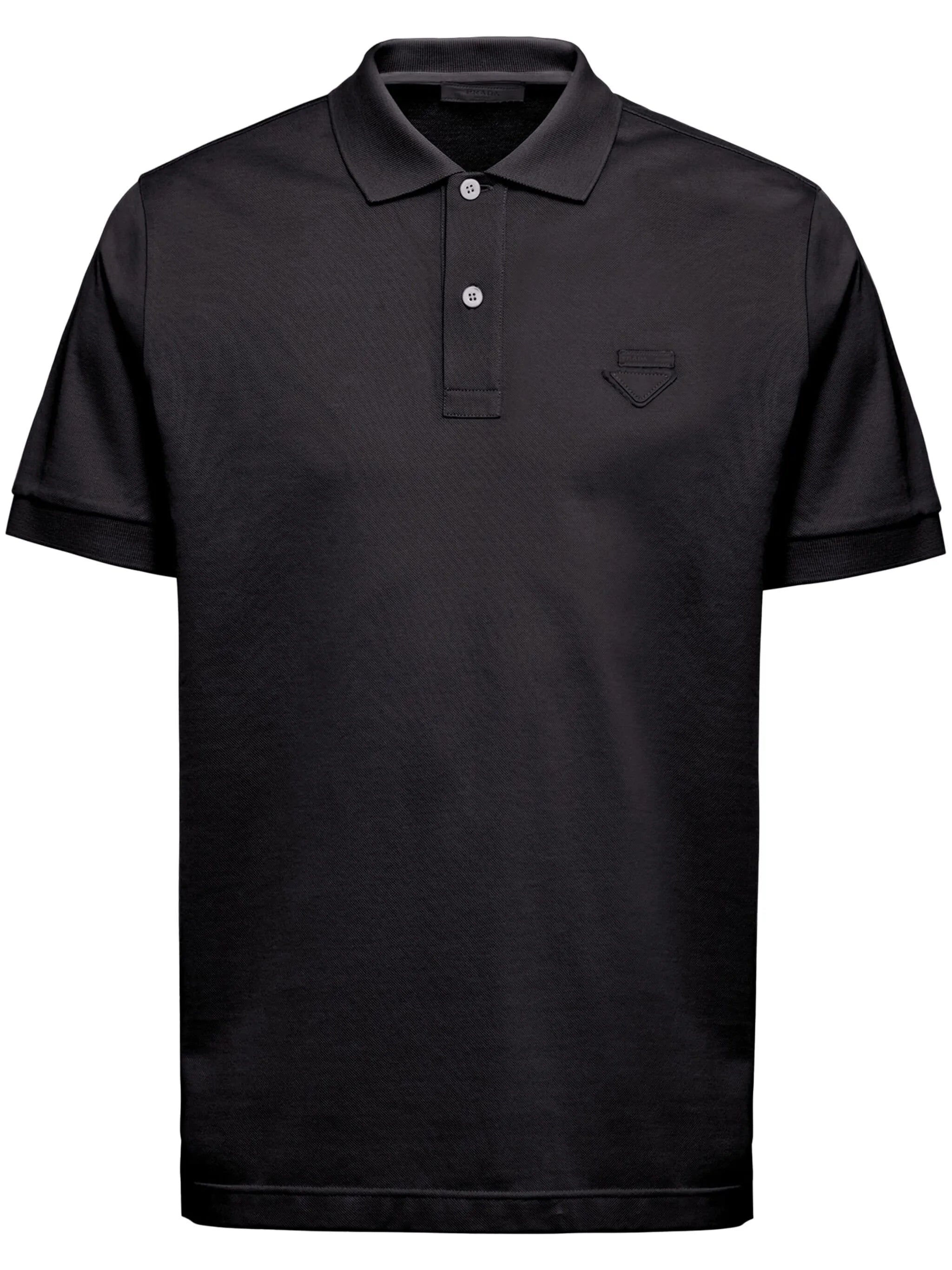 piqué short-sleeve polo shirt