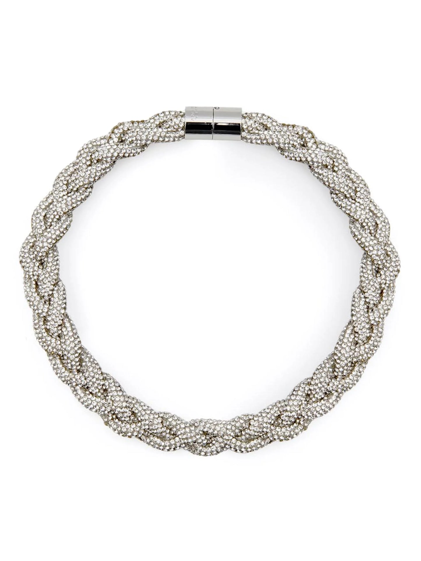 Yua crystal-embellished choker