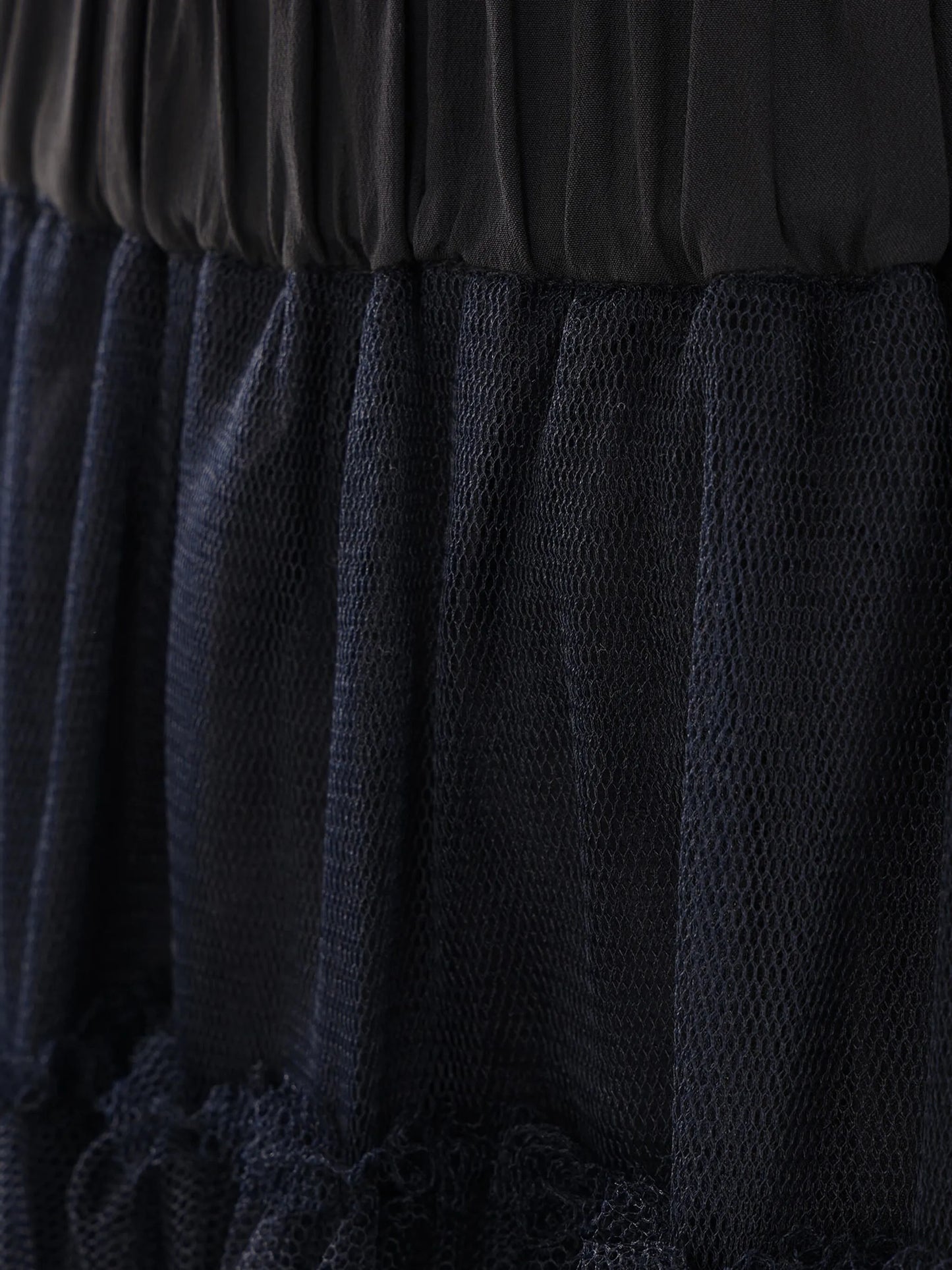 tulle midi skirt