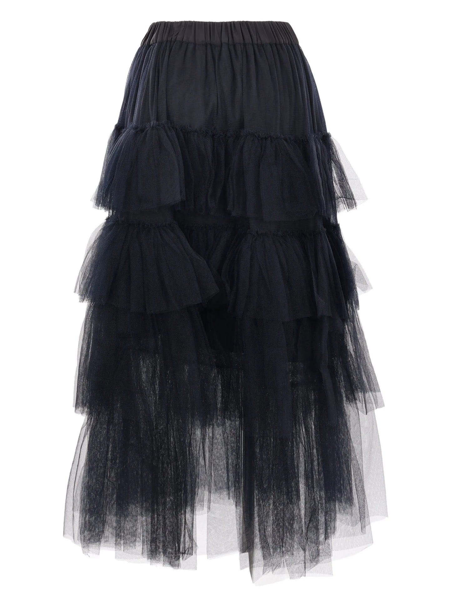 tulle midi skirt