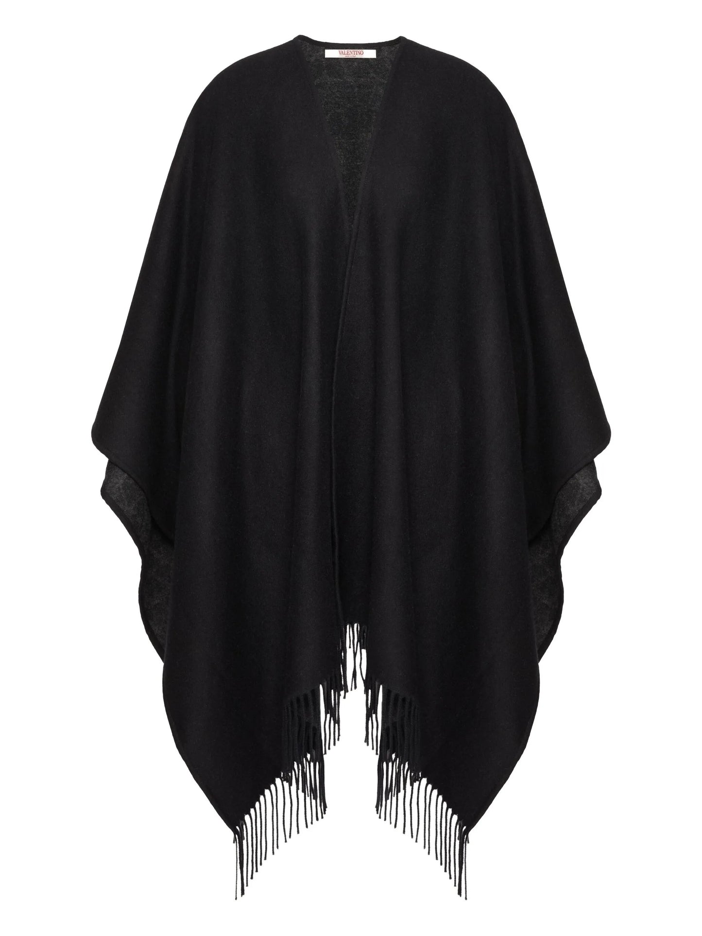 VLogo Signature cashmere poncho
