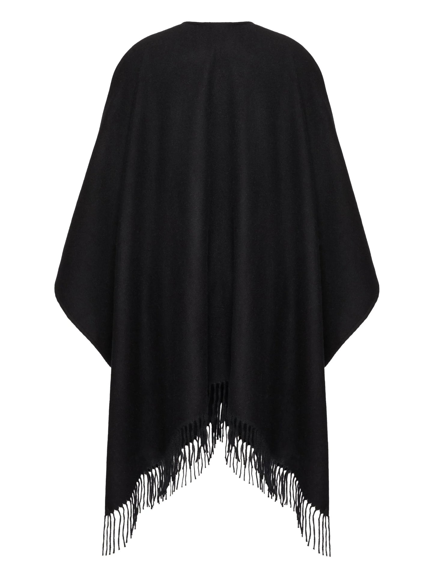 VLogo Signature cashmere poncho