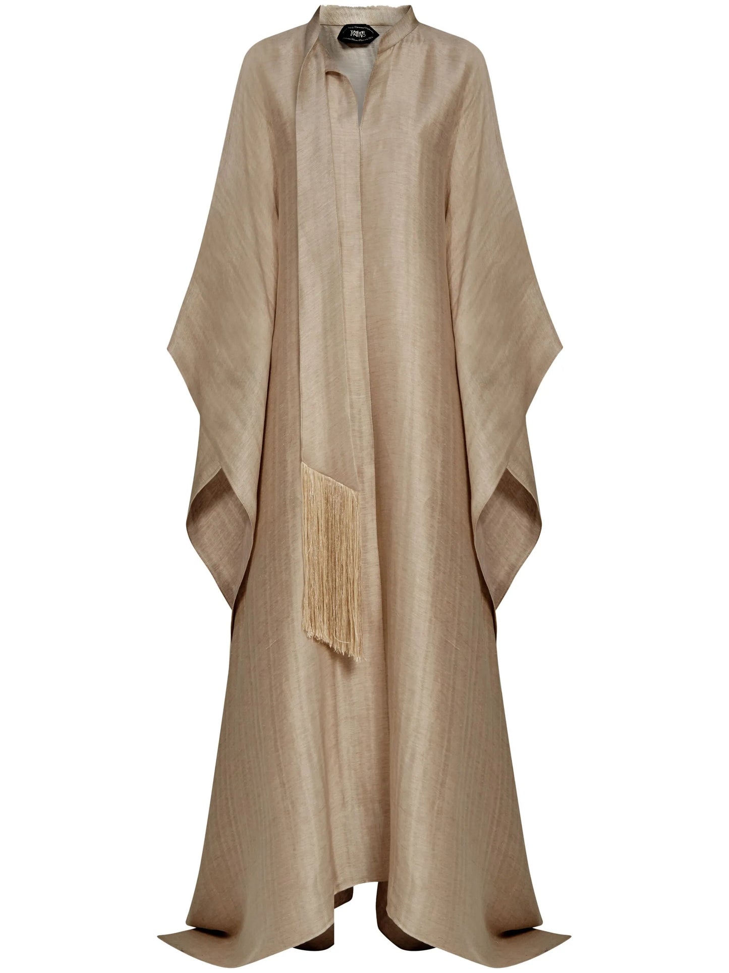 Ottawa fringed-detail kaftan dress