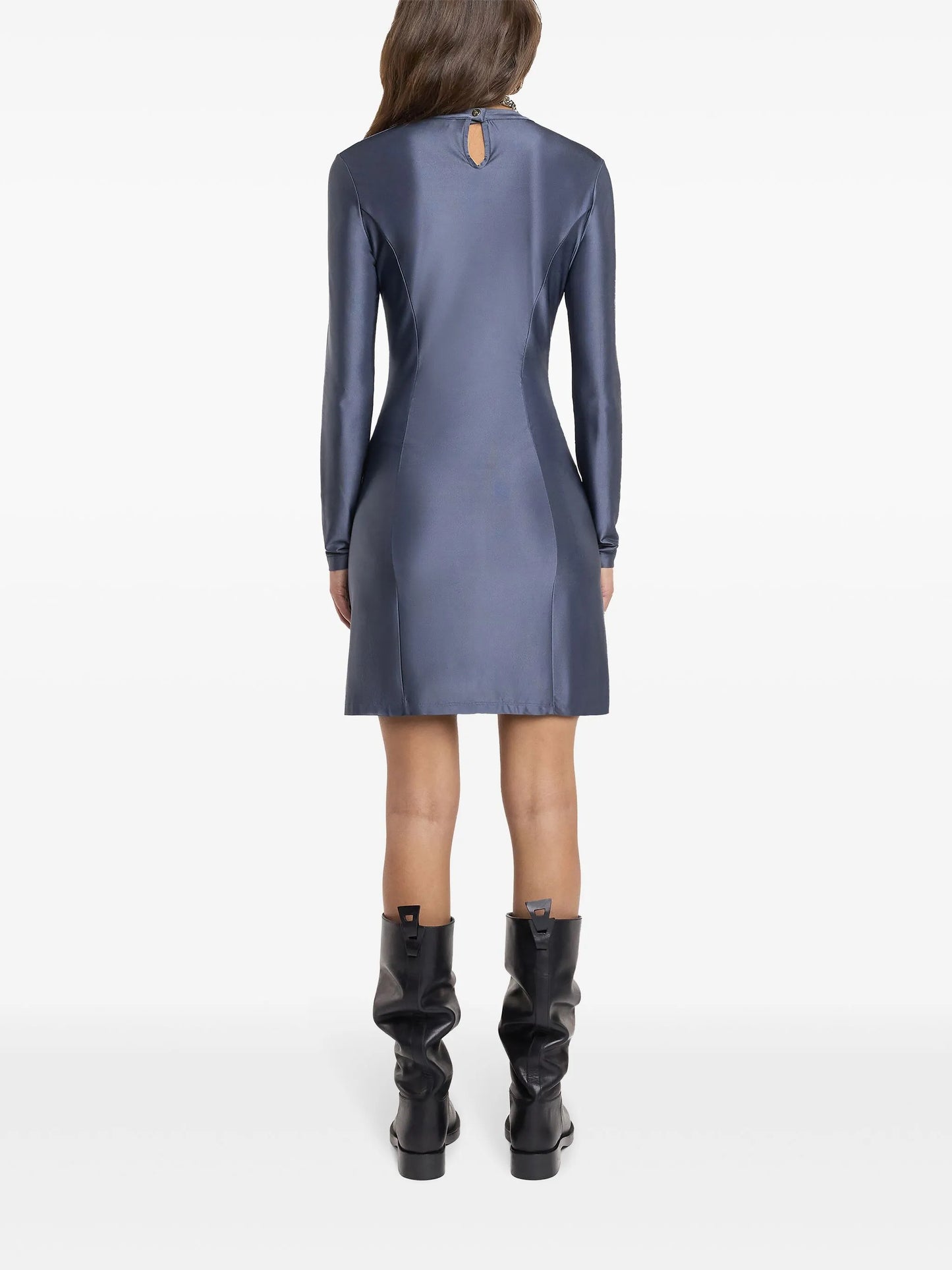 asymmetric T-shirt mini dress