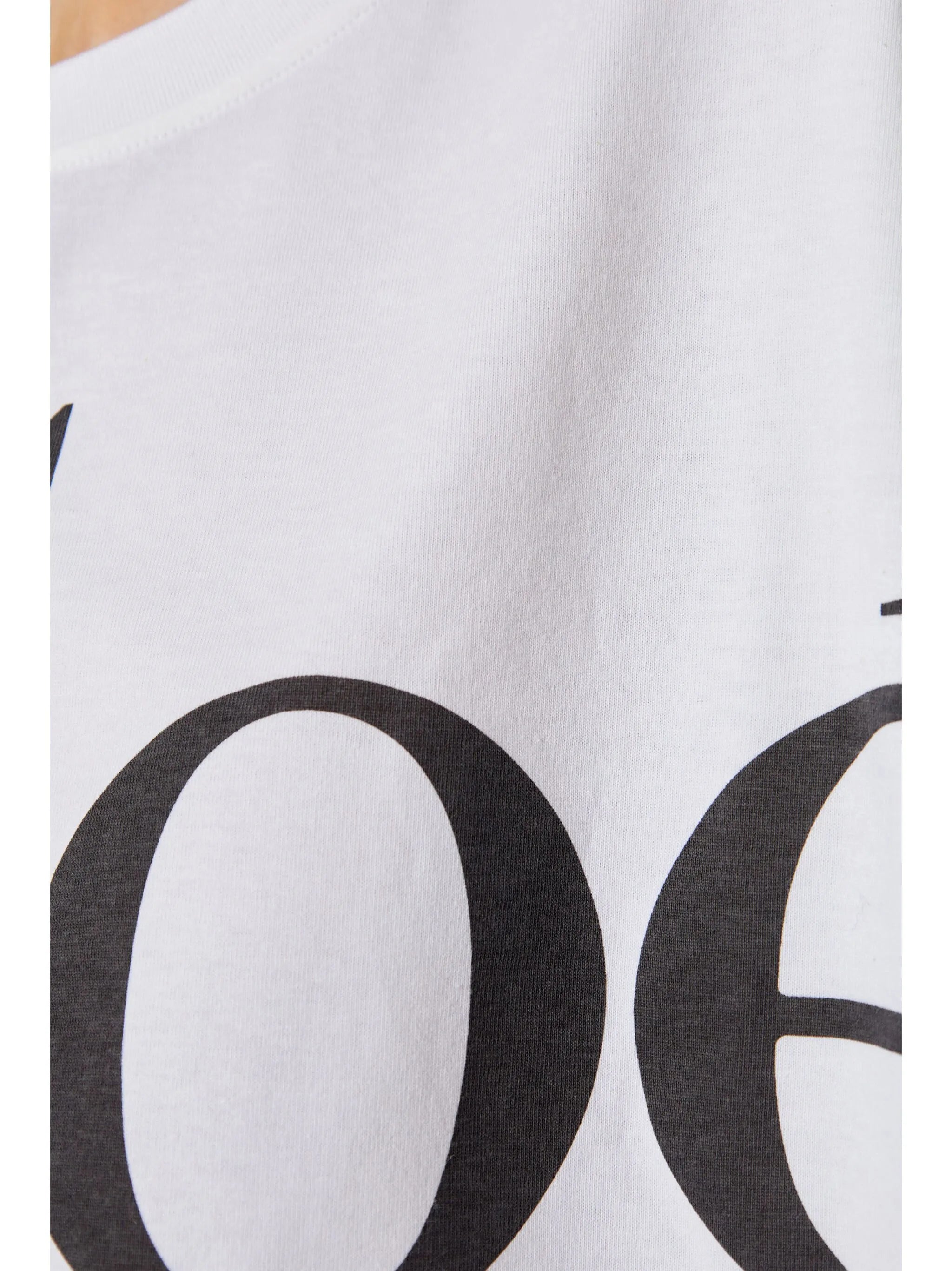 logo-print crop top
