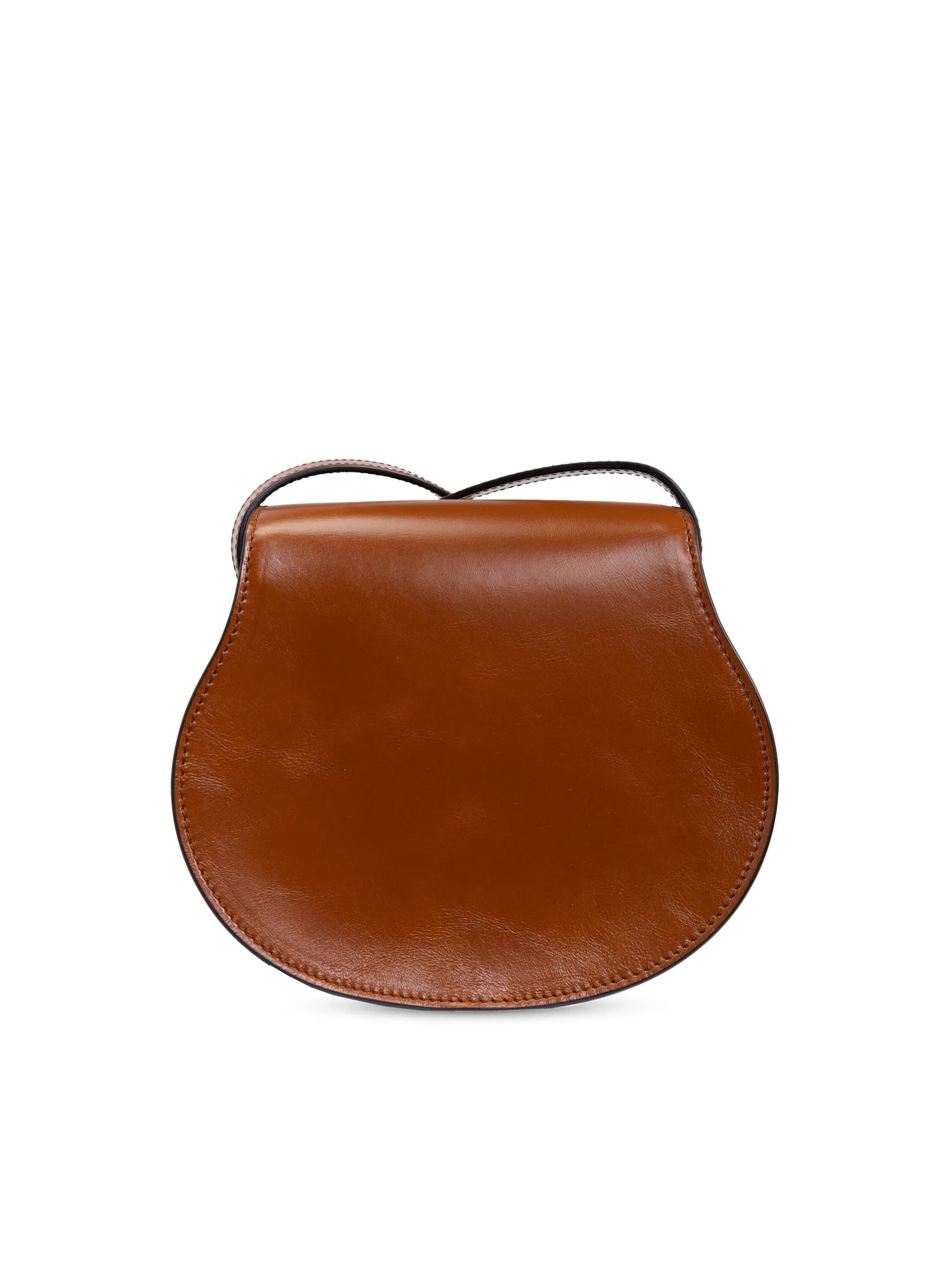 small Marcie leather saddle bag
