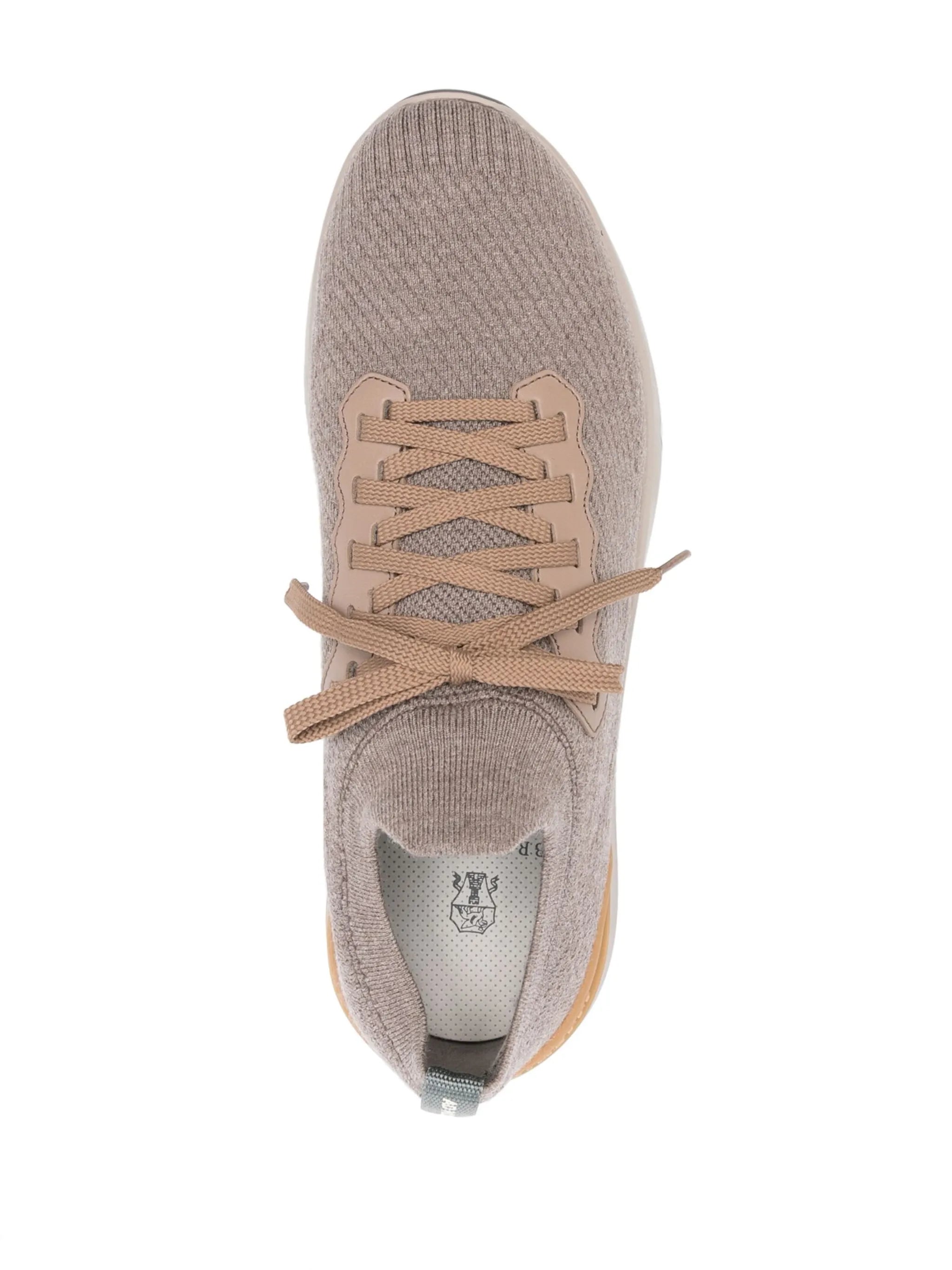 knitted-upper sneakers