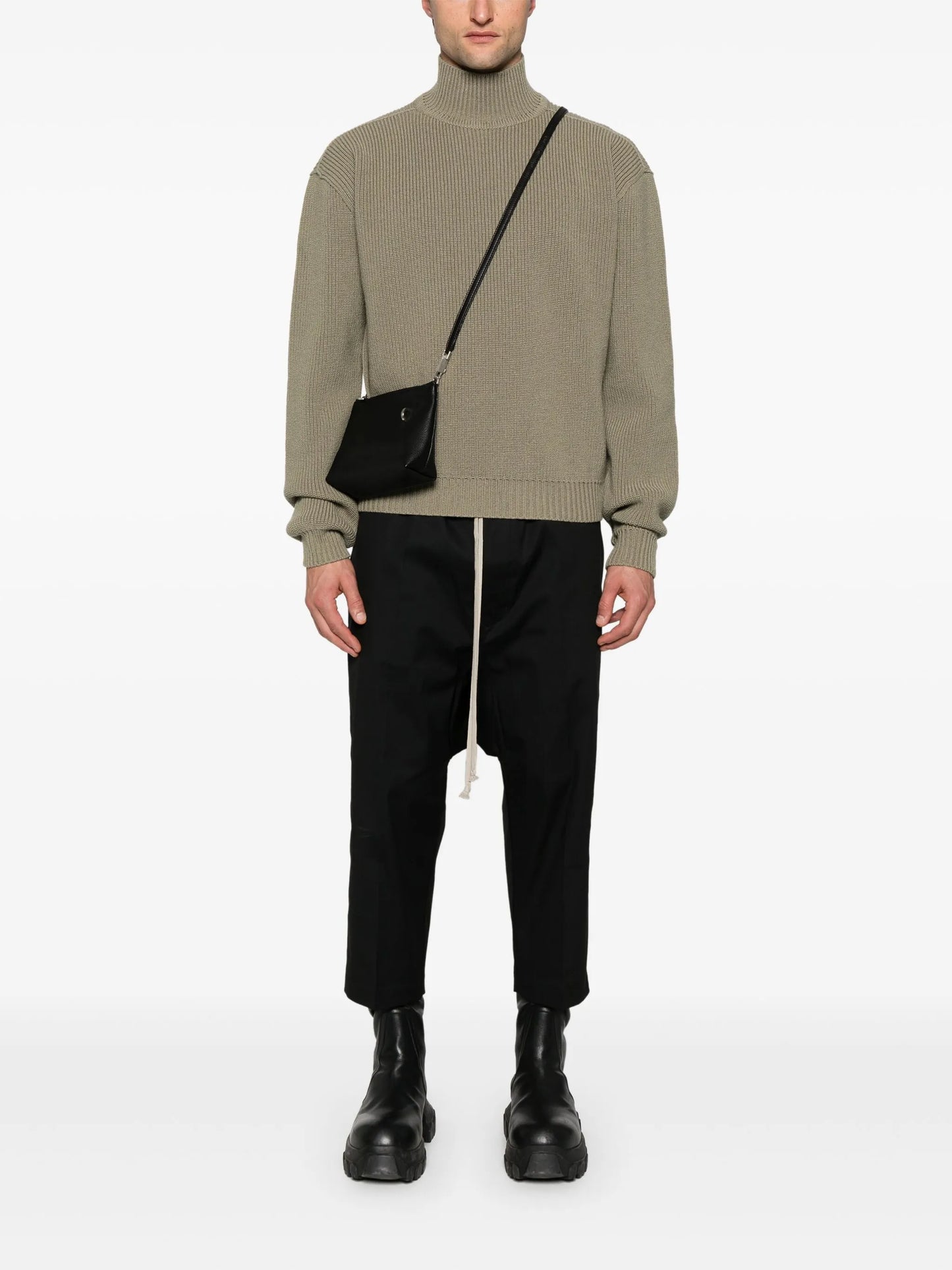 roll-neck virgin-wool jumper