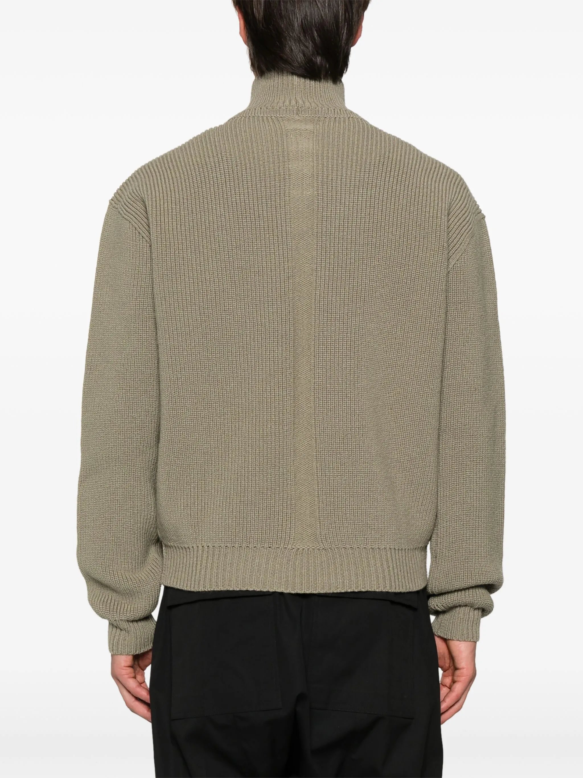 roll-neck virgin-wool jumper