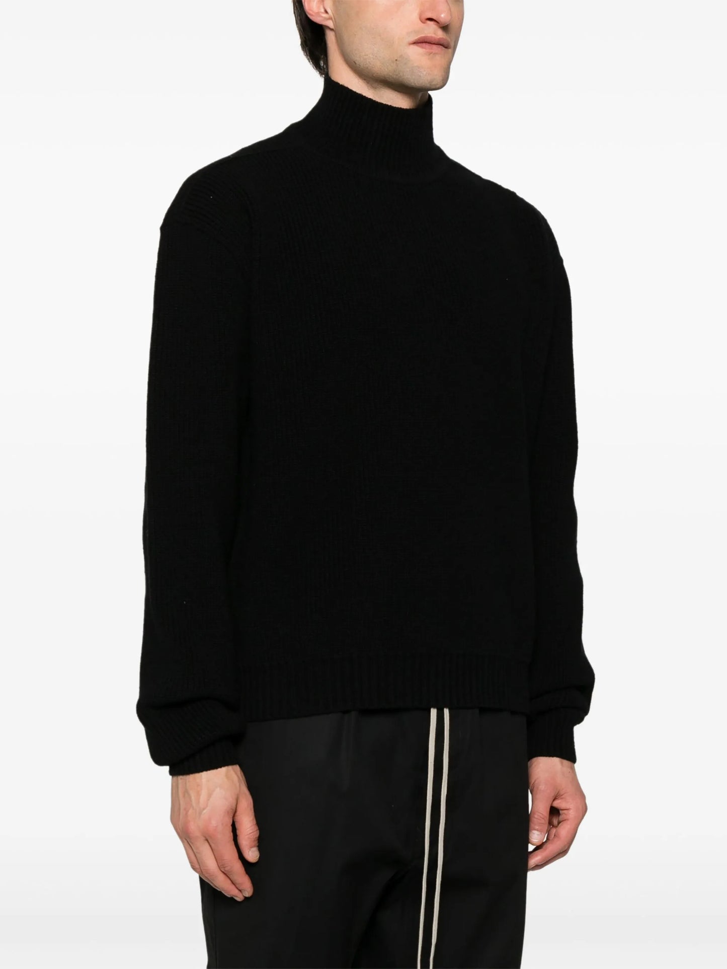 roll-neck virgin-wool jumper