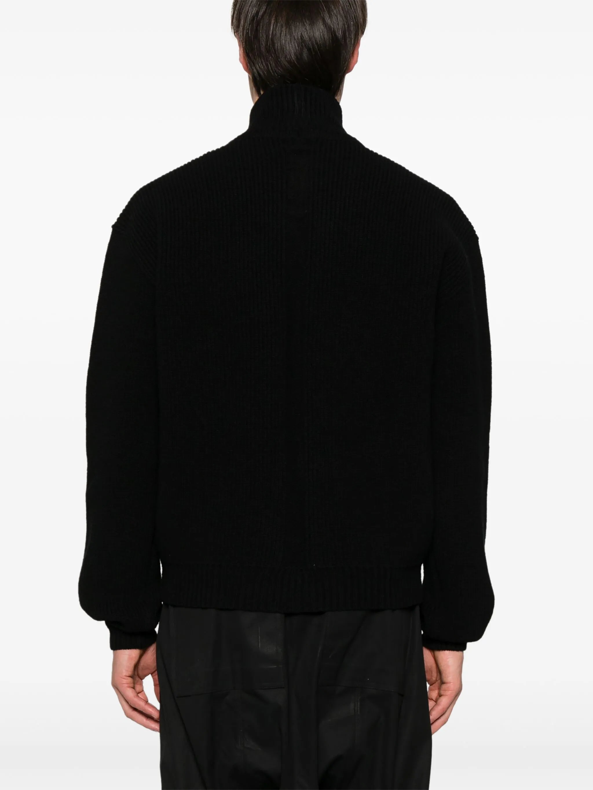 roll-neck virgin-wool jumper