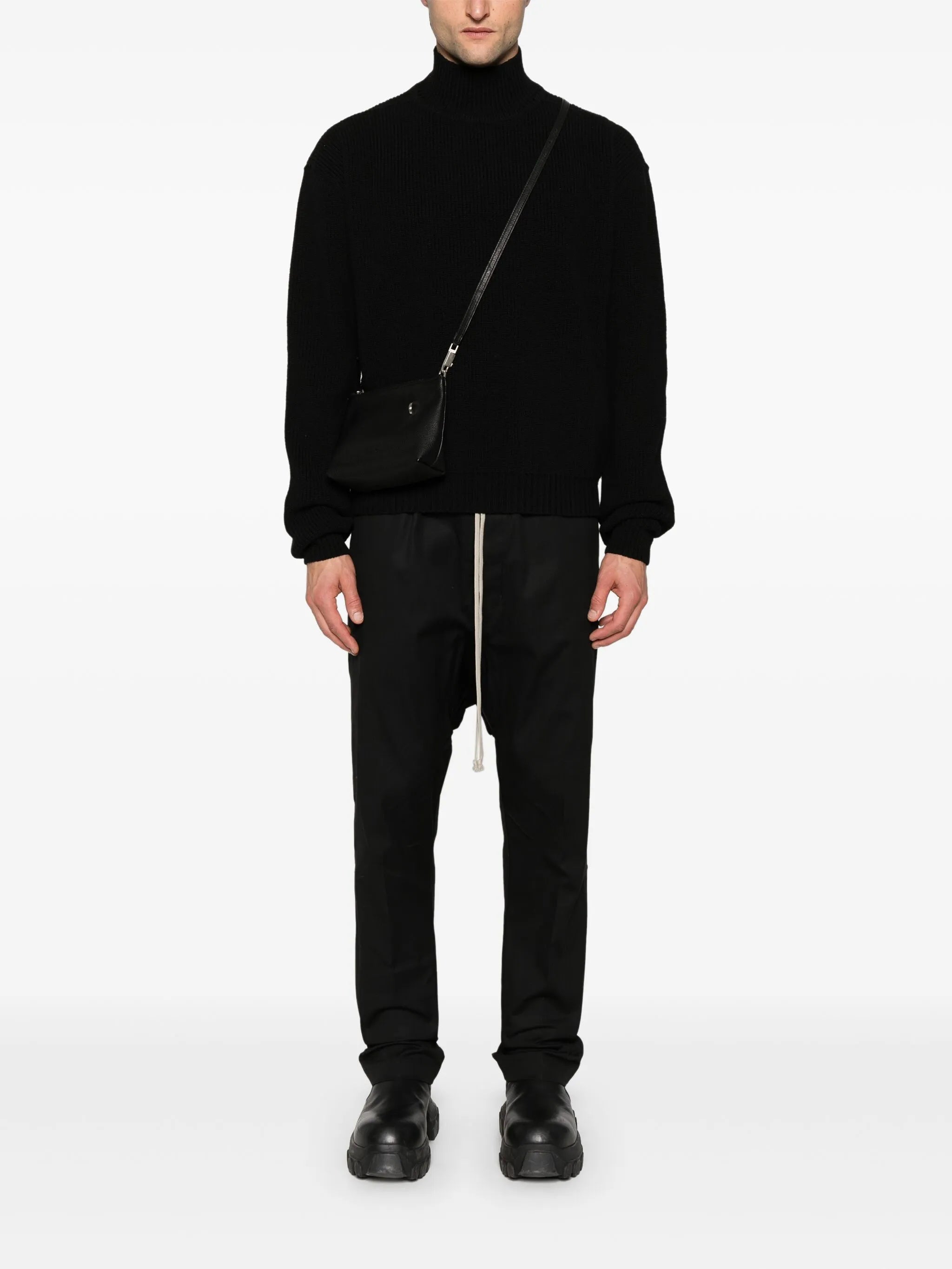 roll-neck virgin-wool jumper