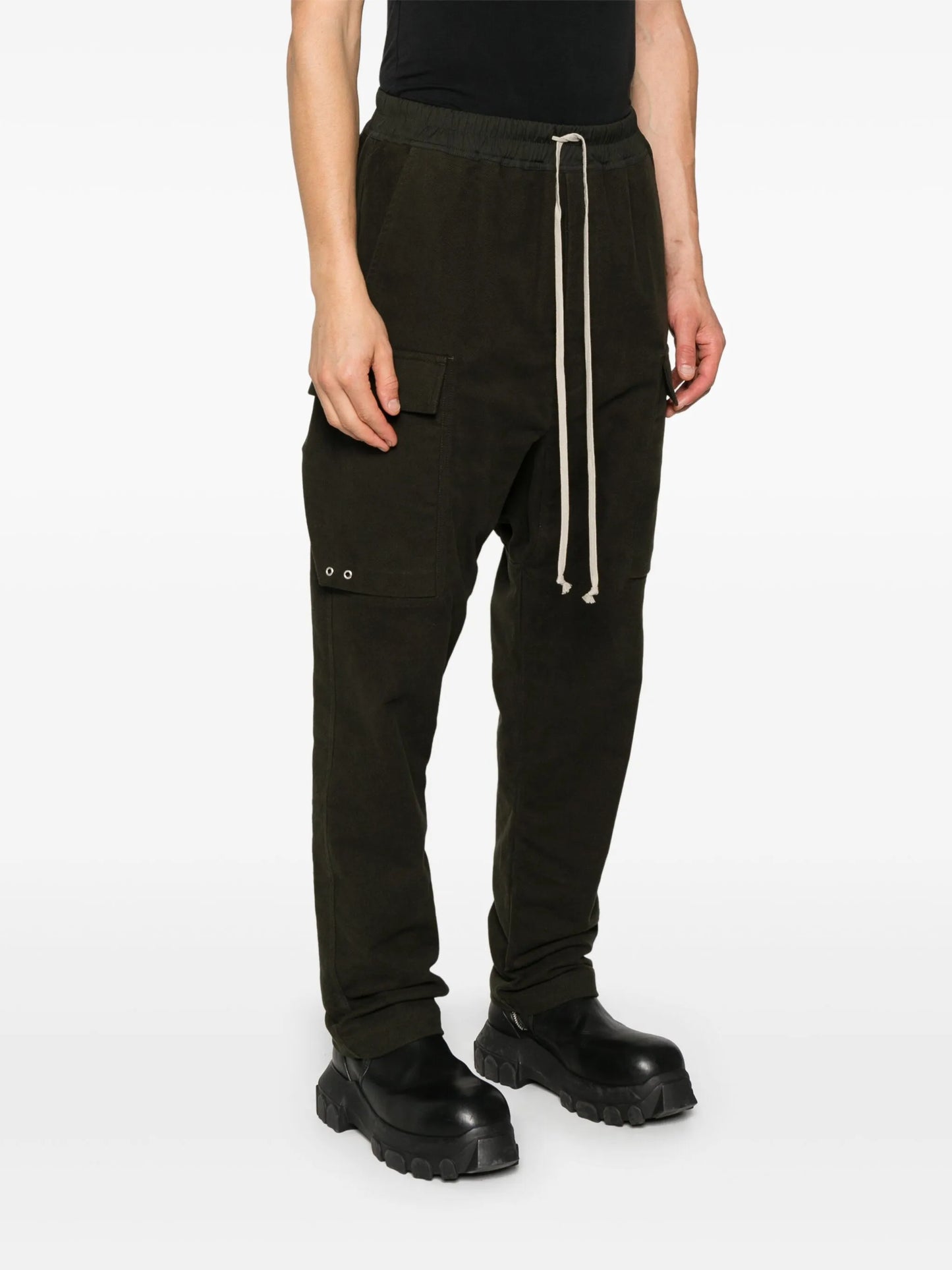 twill-weave cargo pants