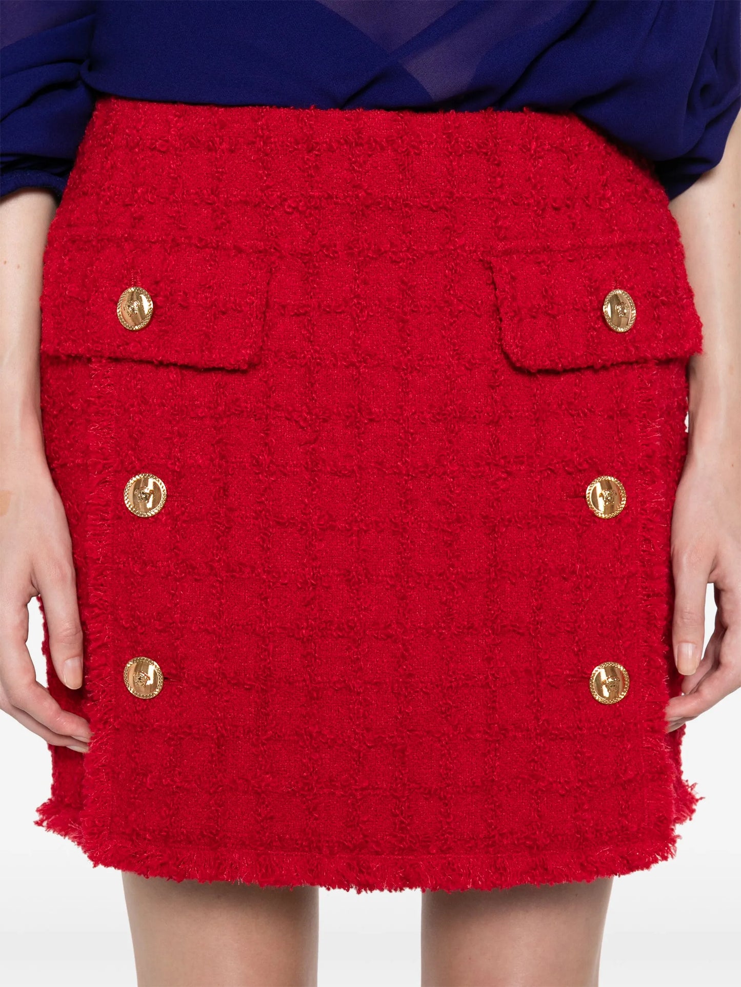 Heritage tweed mini skirt
