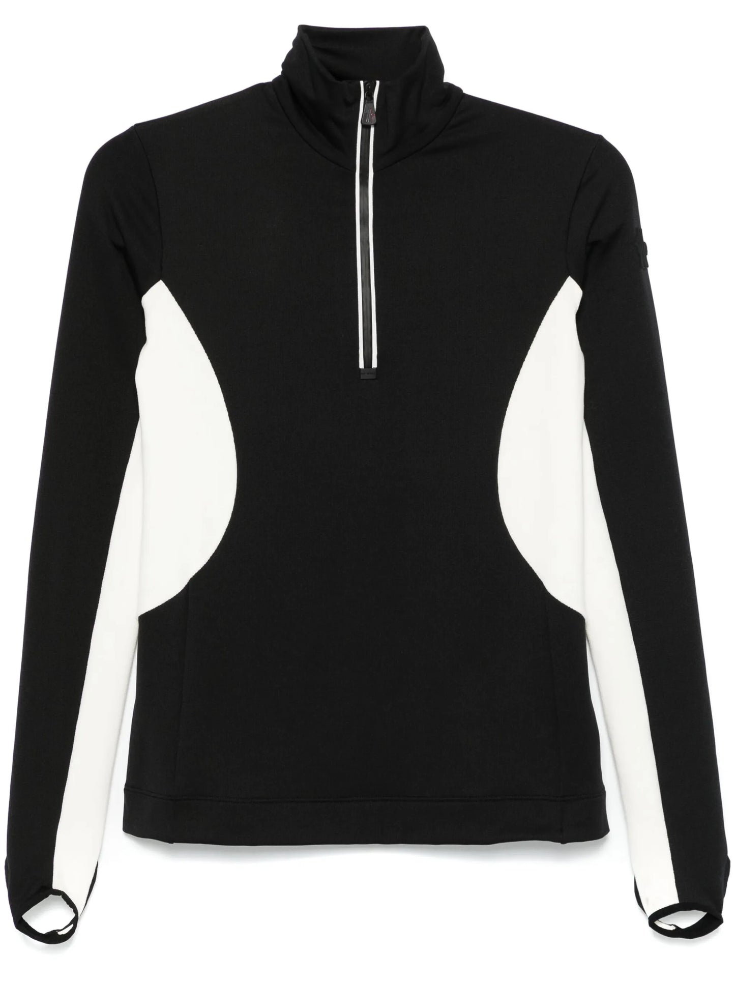 colour-block ski top