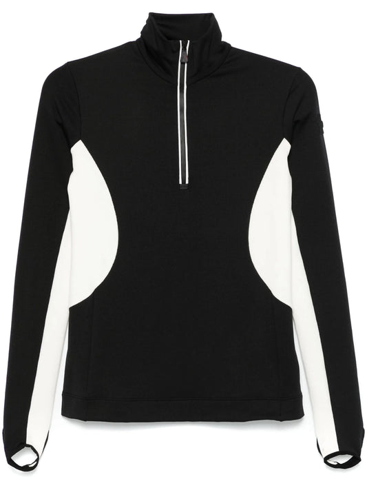colour-block ski top