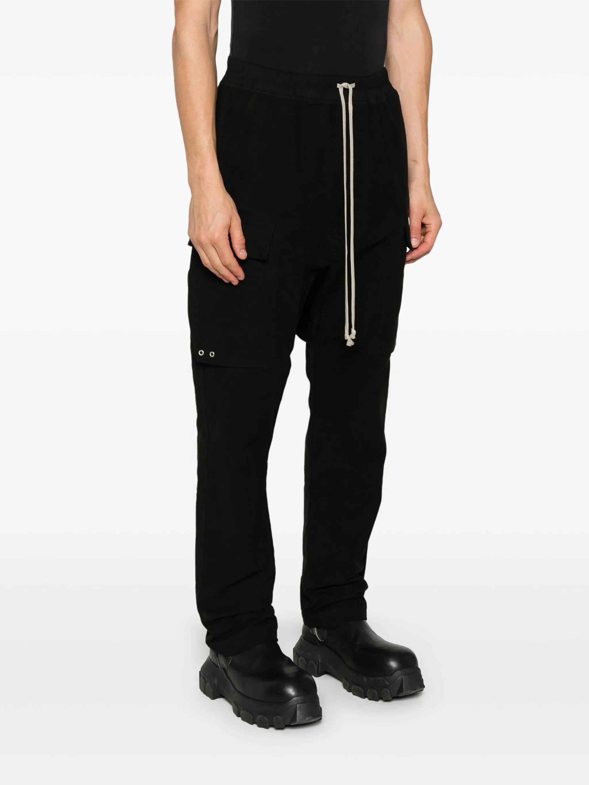 twill-weave cargo pants