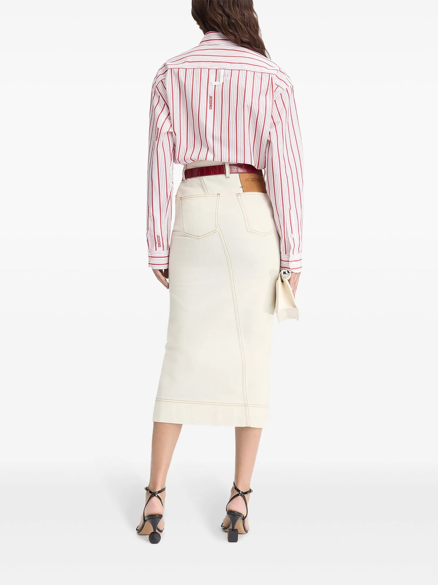 La jupe de-Nîmes midi skirt
