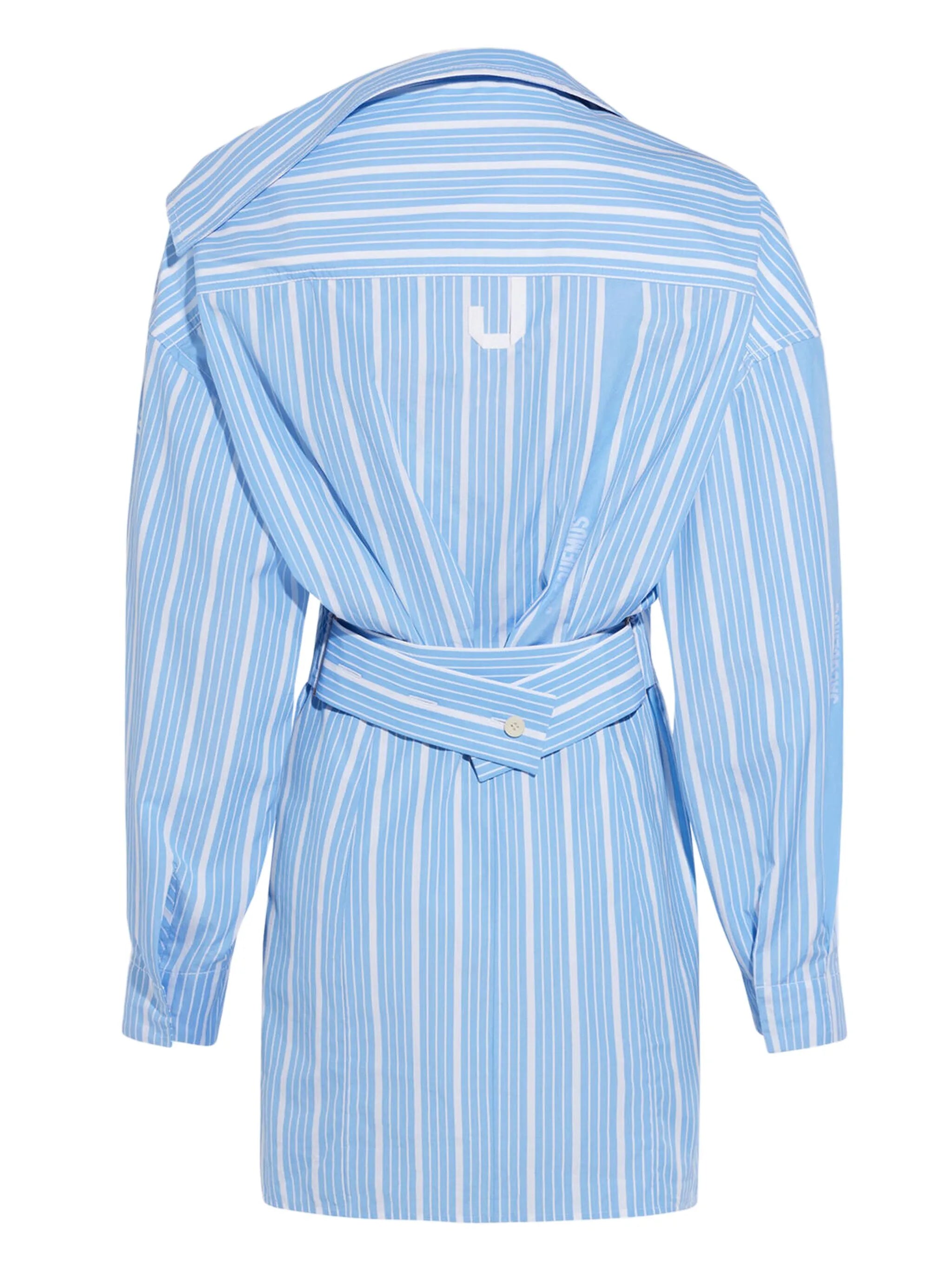 striped cotton dress