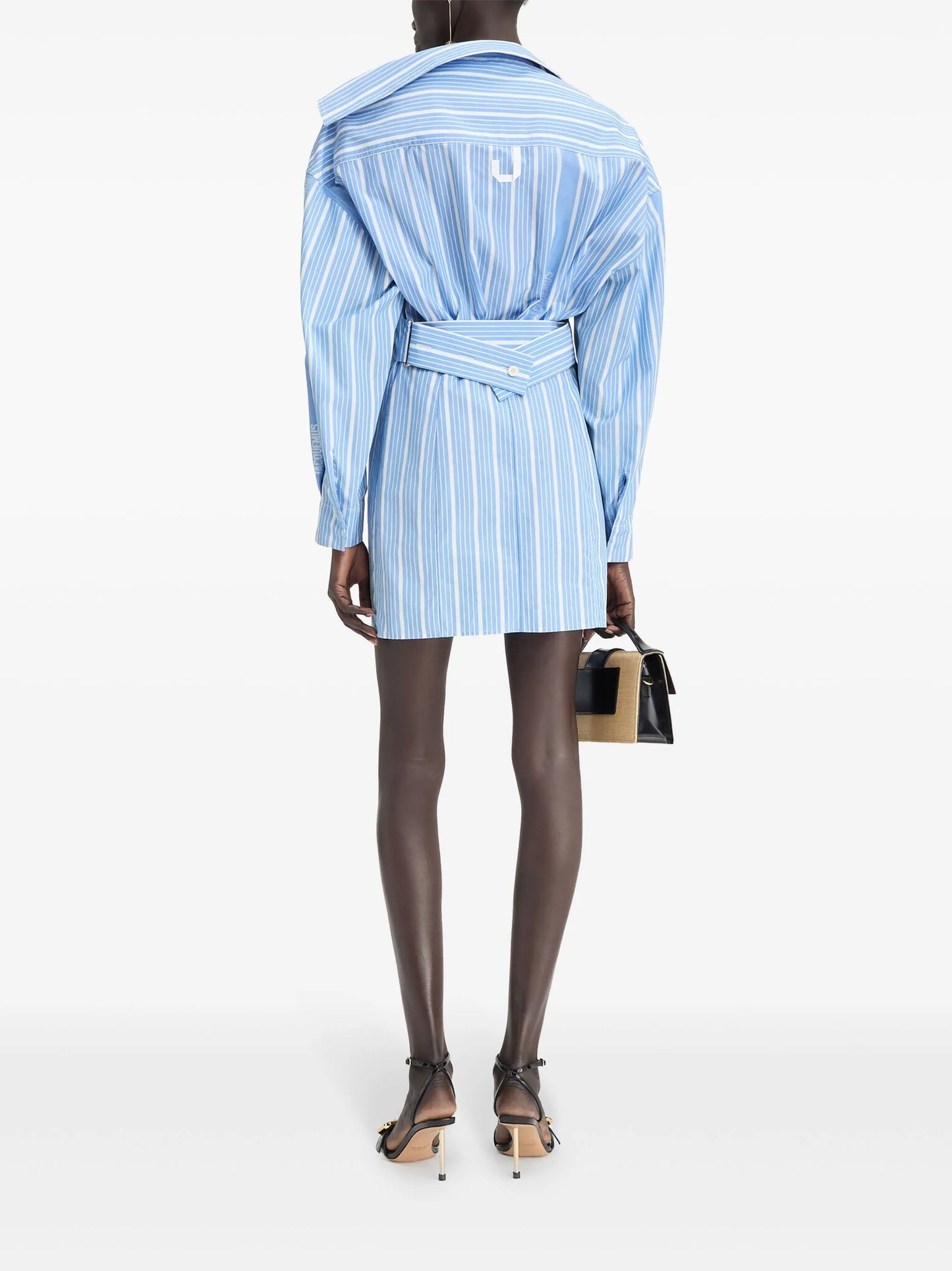 striped cotton dress