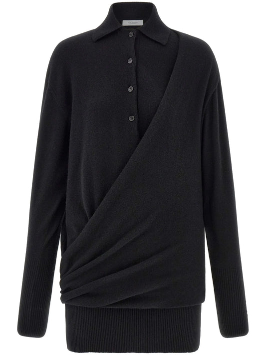 knitted polo dress