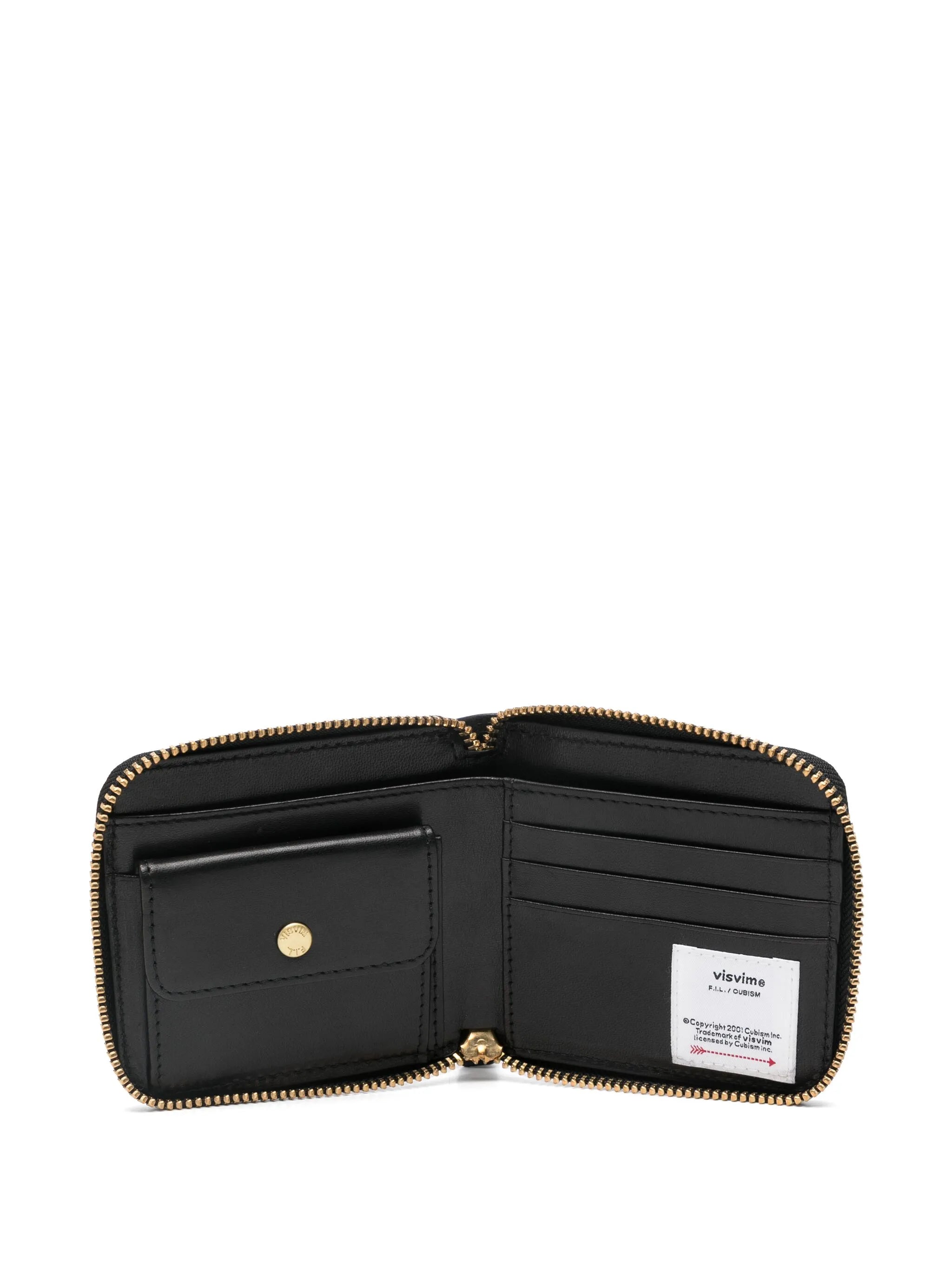 bi-fold leather wallet
