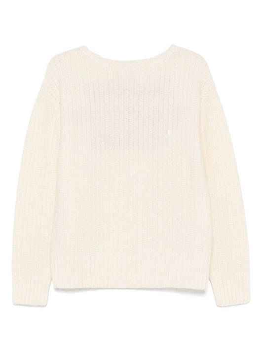 boat-neck sweater