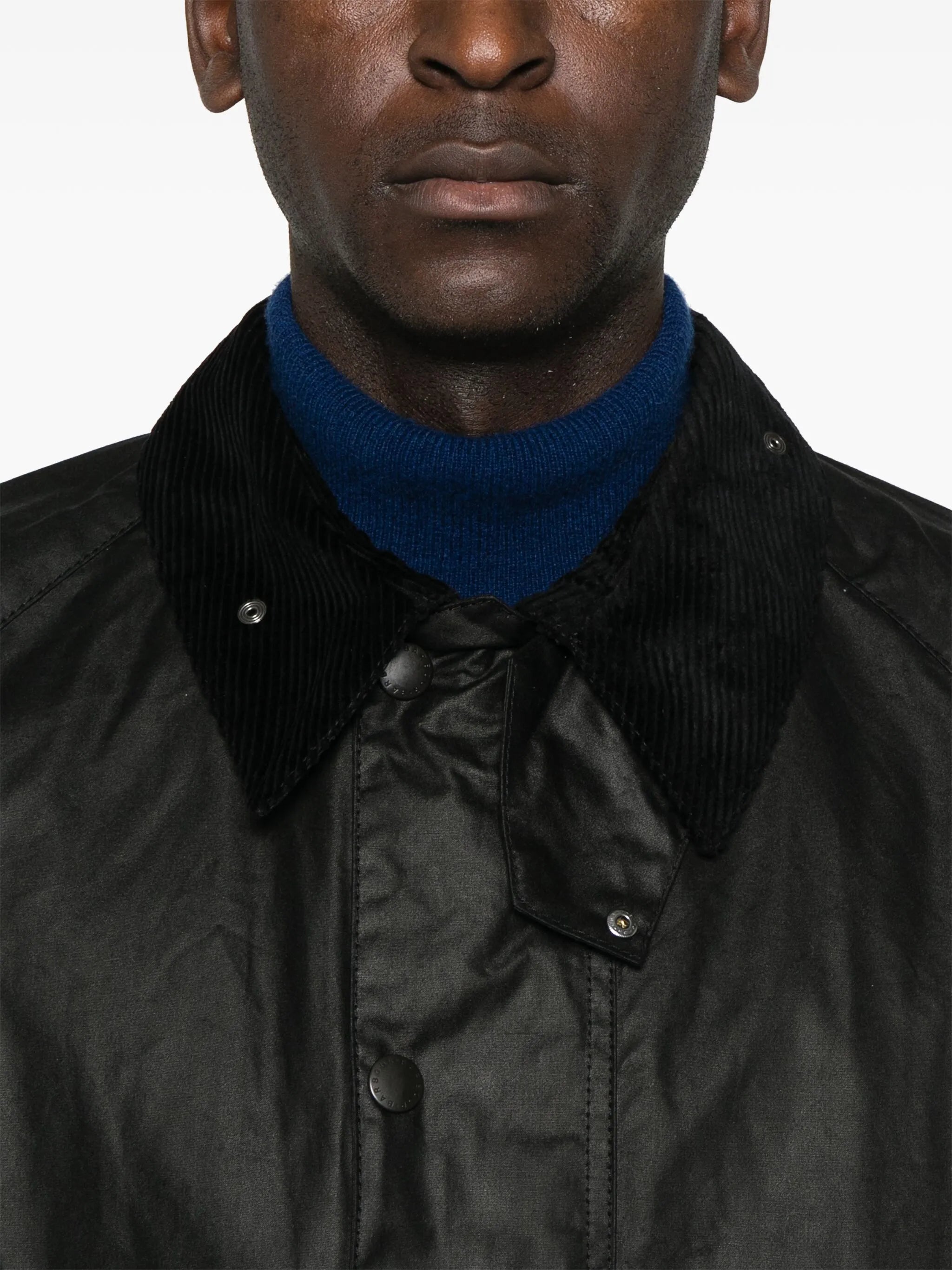 Transport waxed cotton jacket
