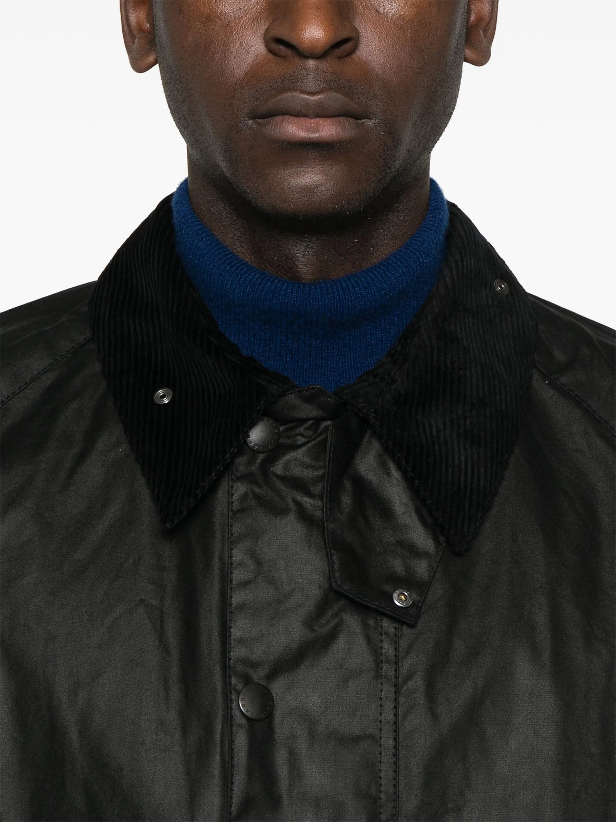 Transport waxed cotton jacket